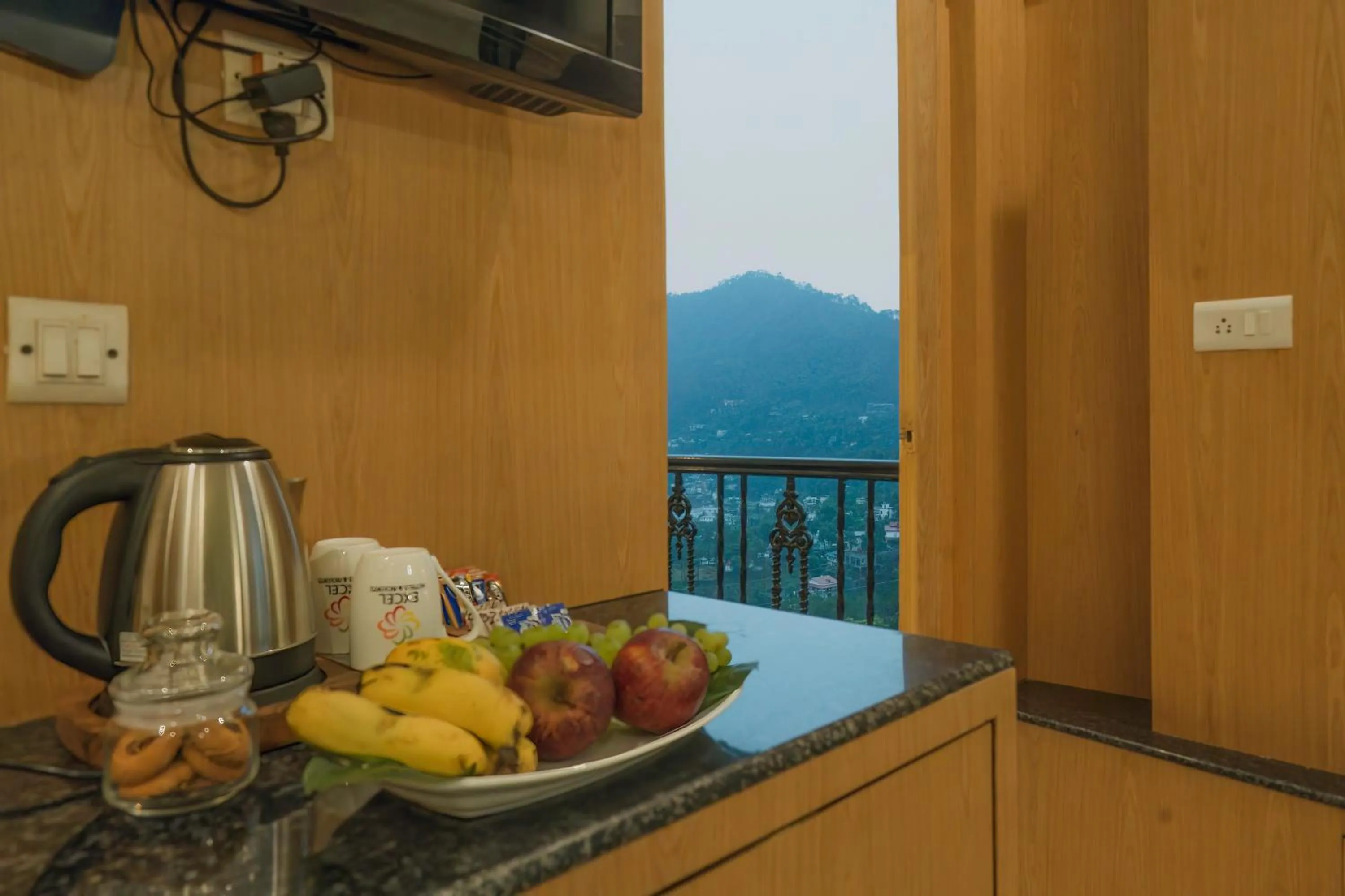 View (from property/room) in Excel Hotels and Resorts Bhimtal