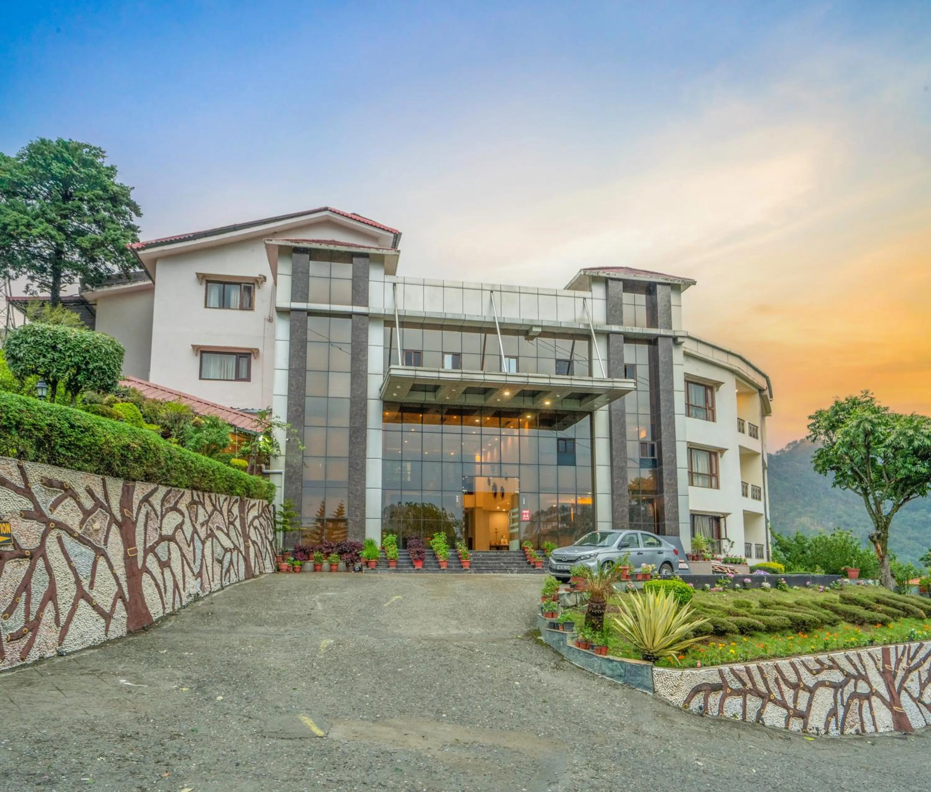 Facade/entrance in Excel Hotels and Resorts Bhimtal