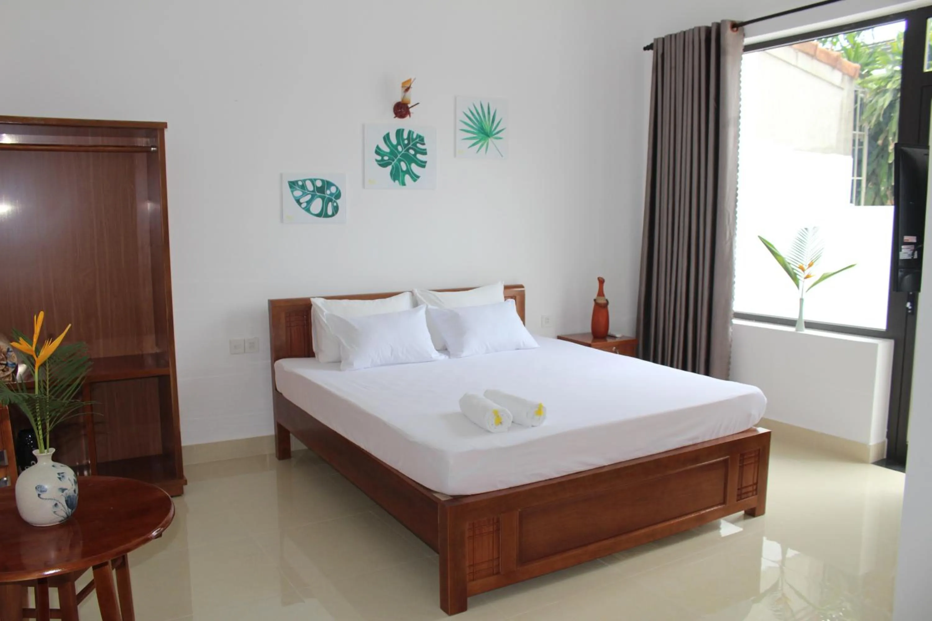 Bed in PaPa Villa Homestay