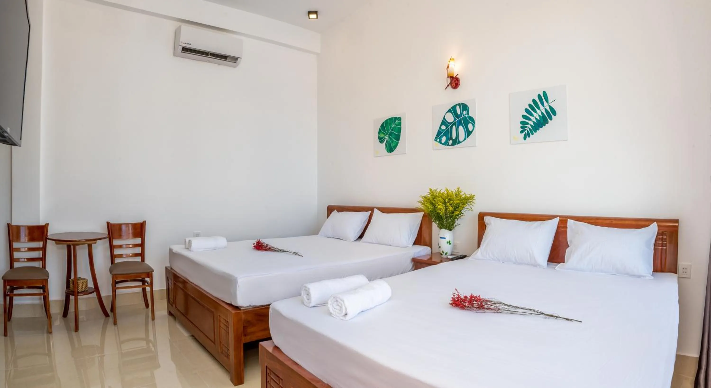 Bed in PaPa Villa Homestay