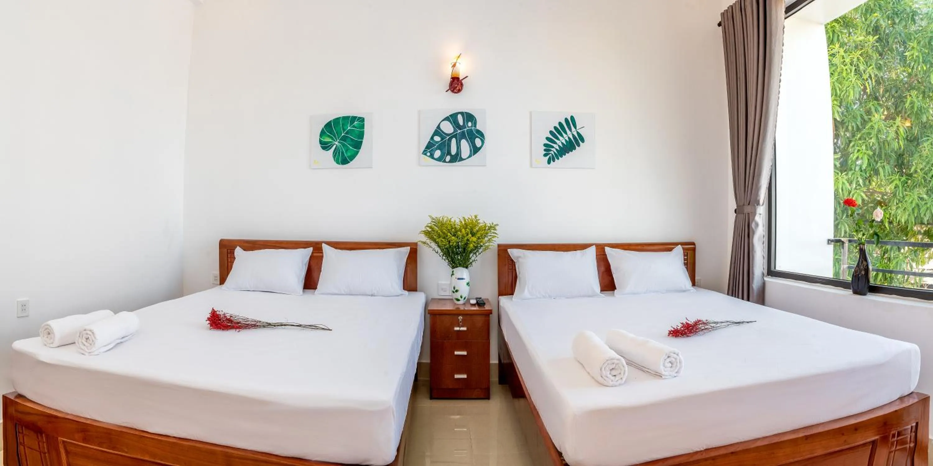 Bed in PaPa Villa Homestay