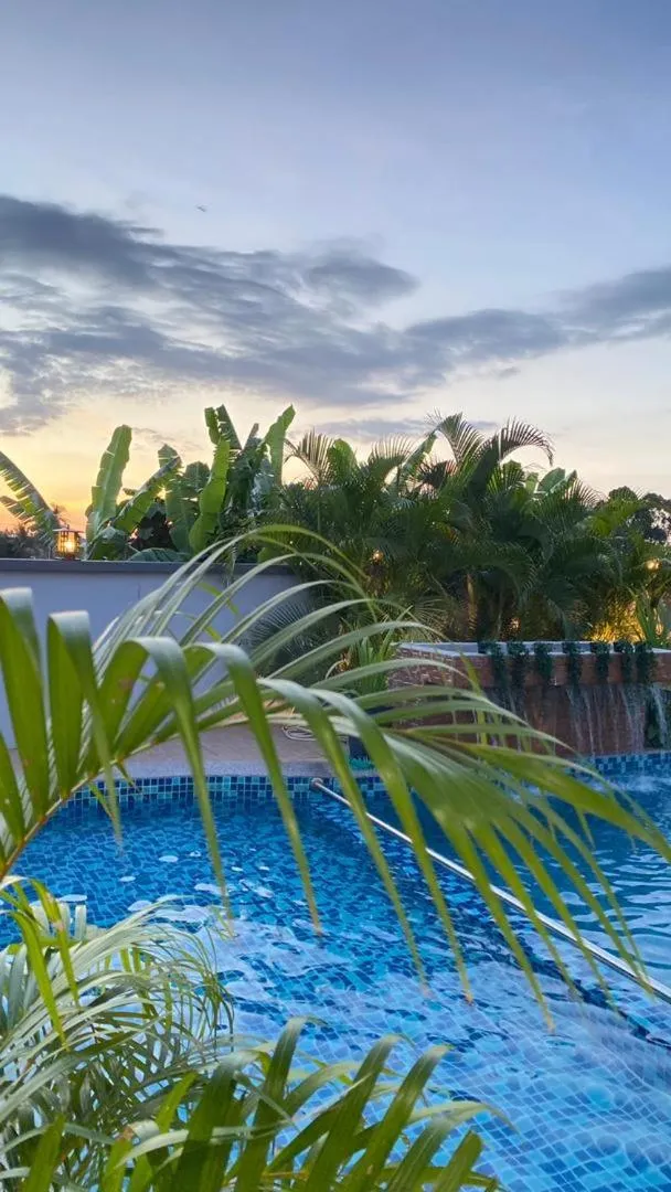 Pool view in Norshah Village Resort