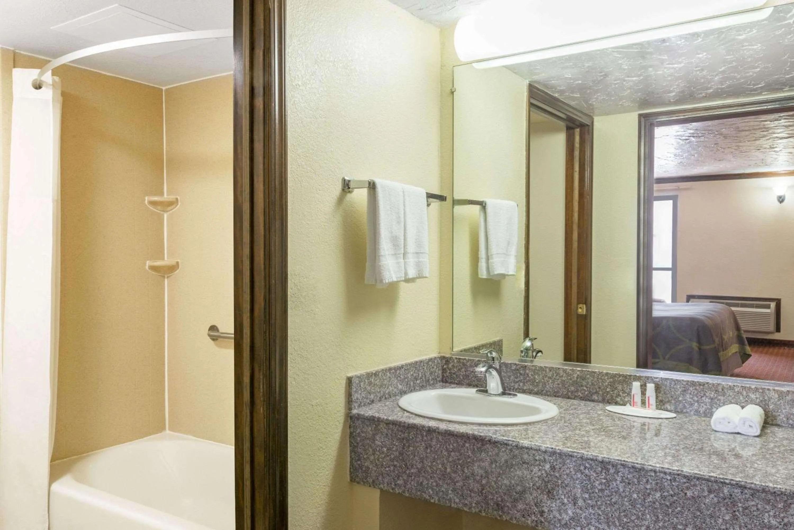 Bathroom in Super 8 by Wyndham Enid