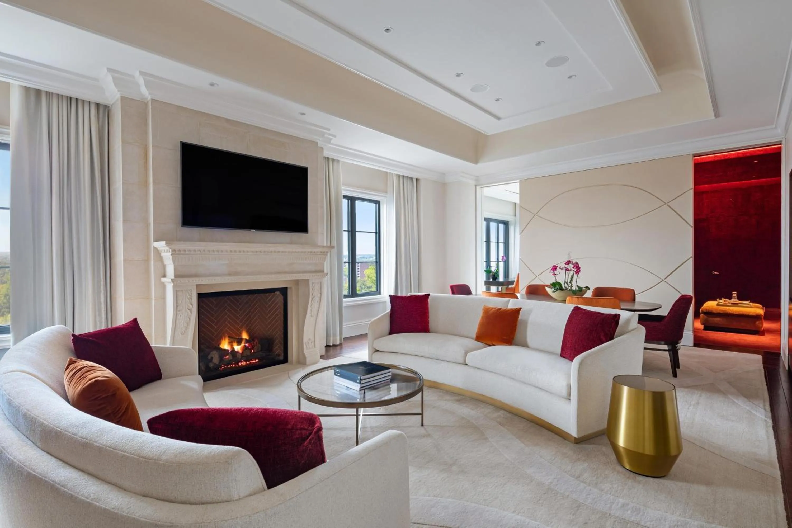 Living room in The St. Regis Atlanta