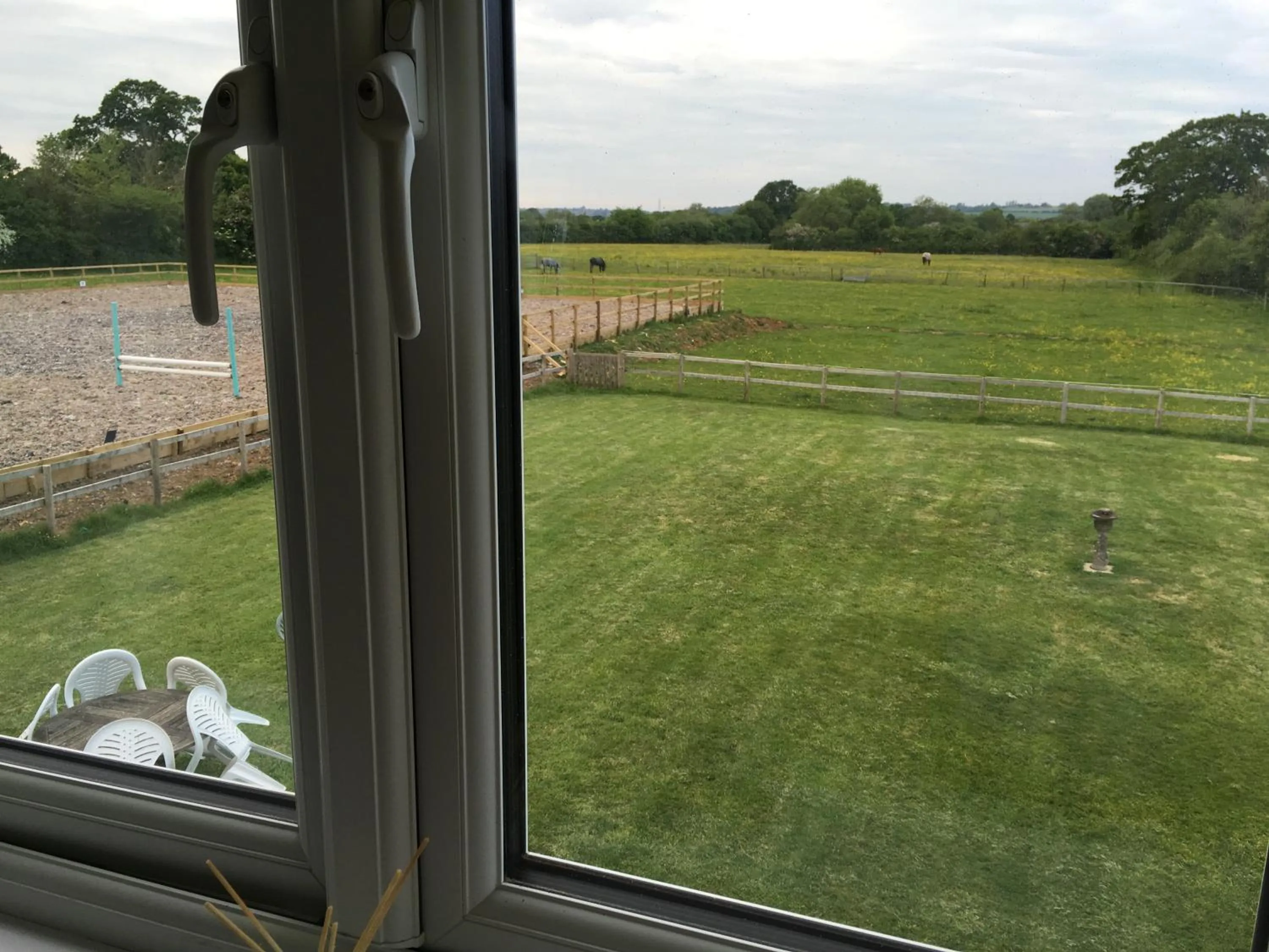 Garden view in Folly Fields Farm B&B