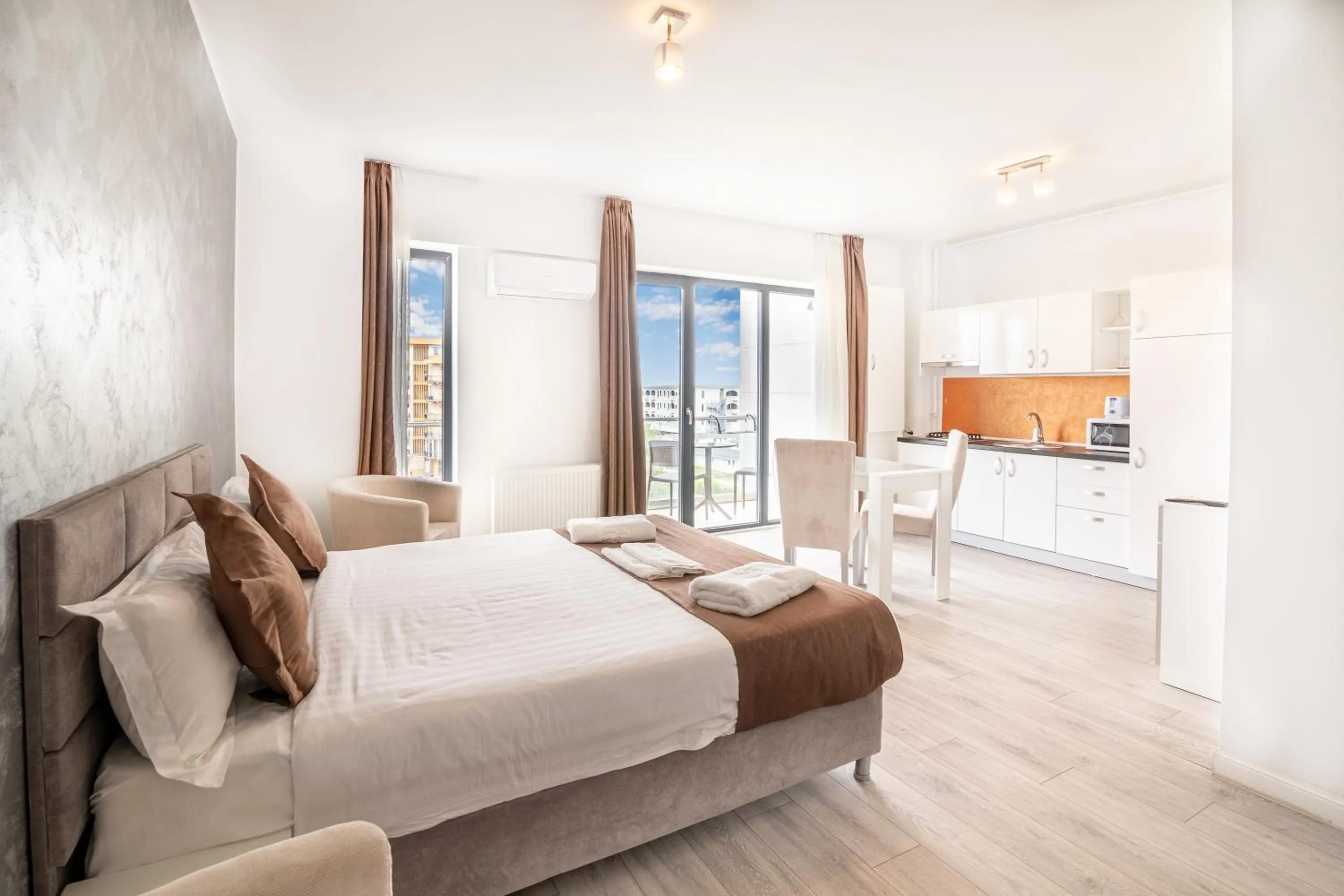 Bed in Miramare Residence Aparthotel