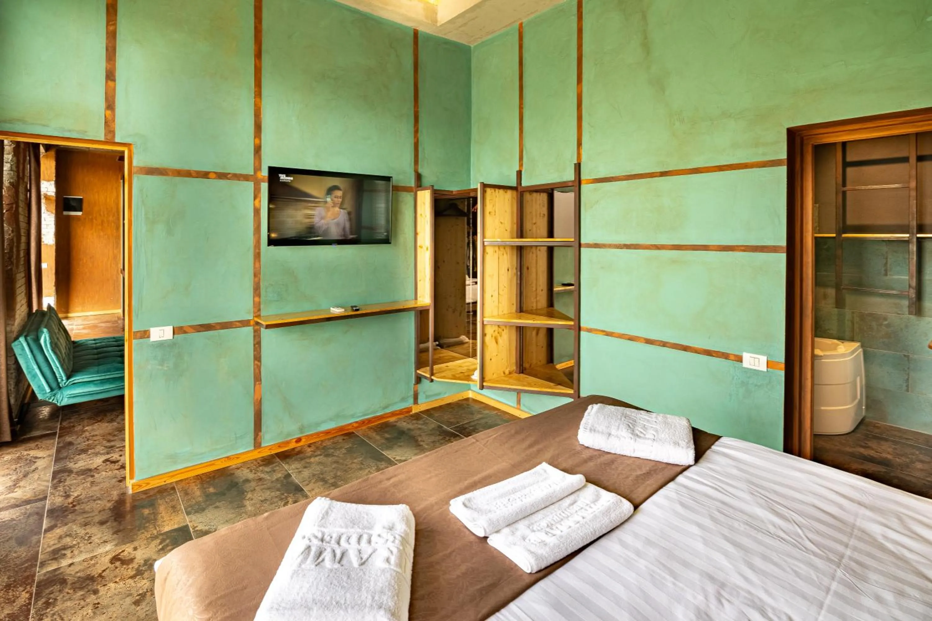 Bed in Miramare Residence Aparthotel