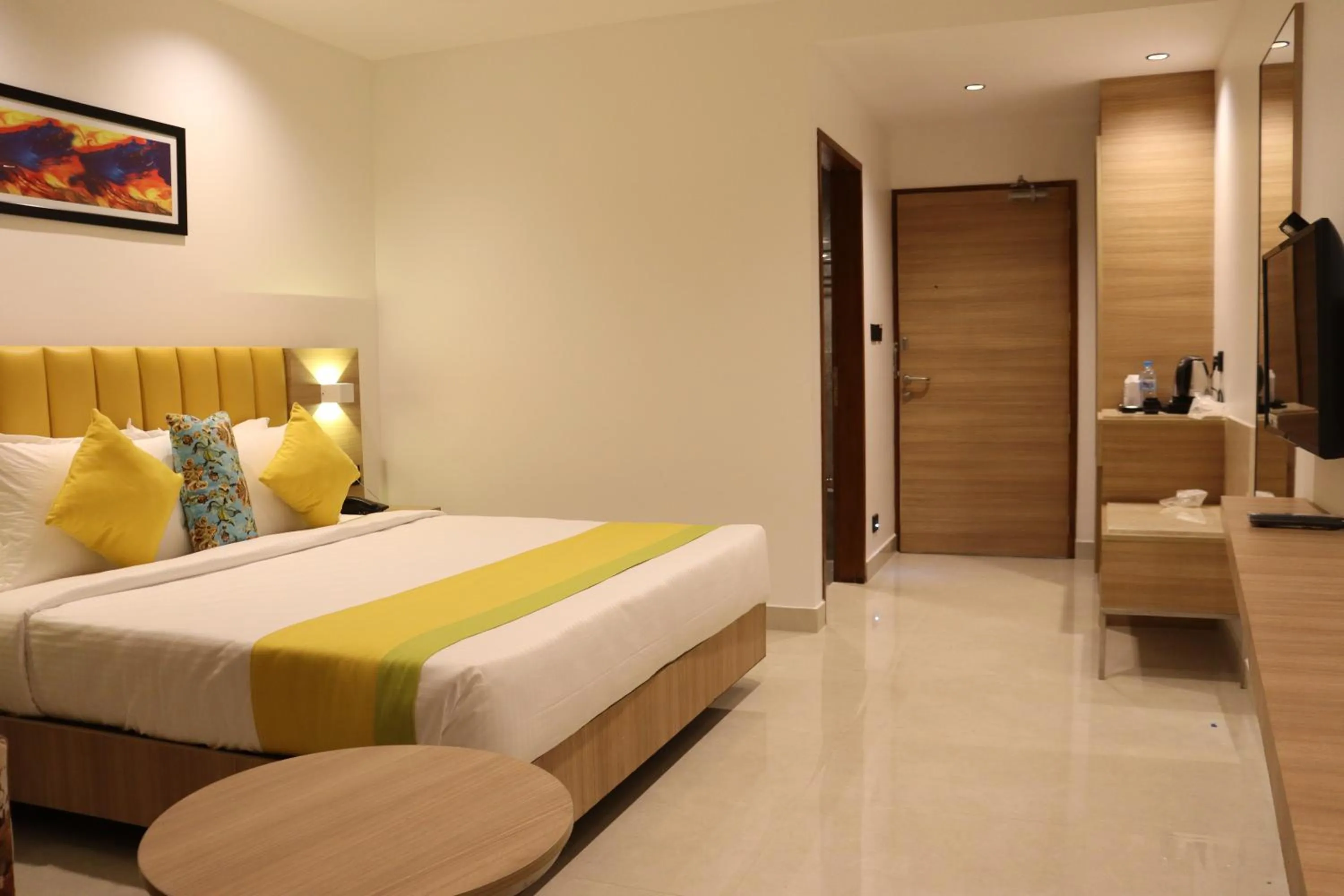 Bed in Hotel Park Residency Thrissur