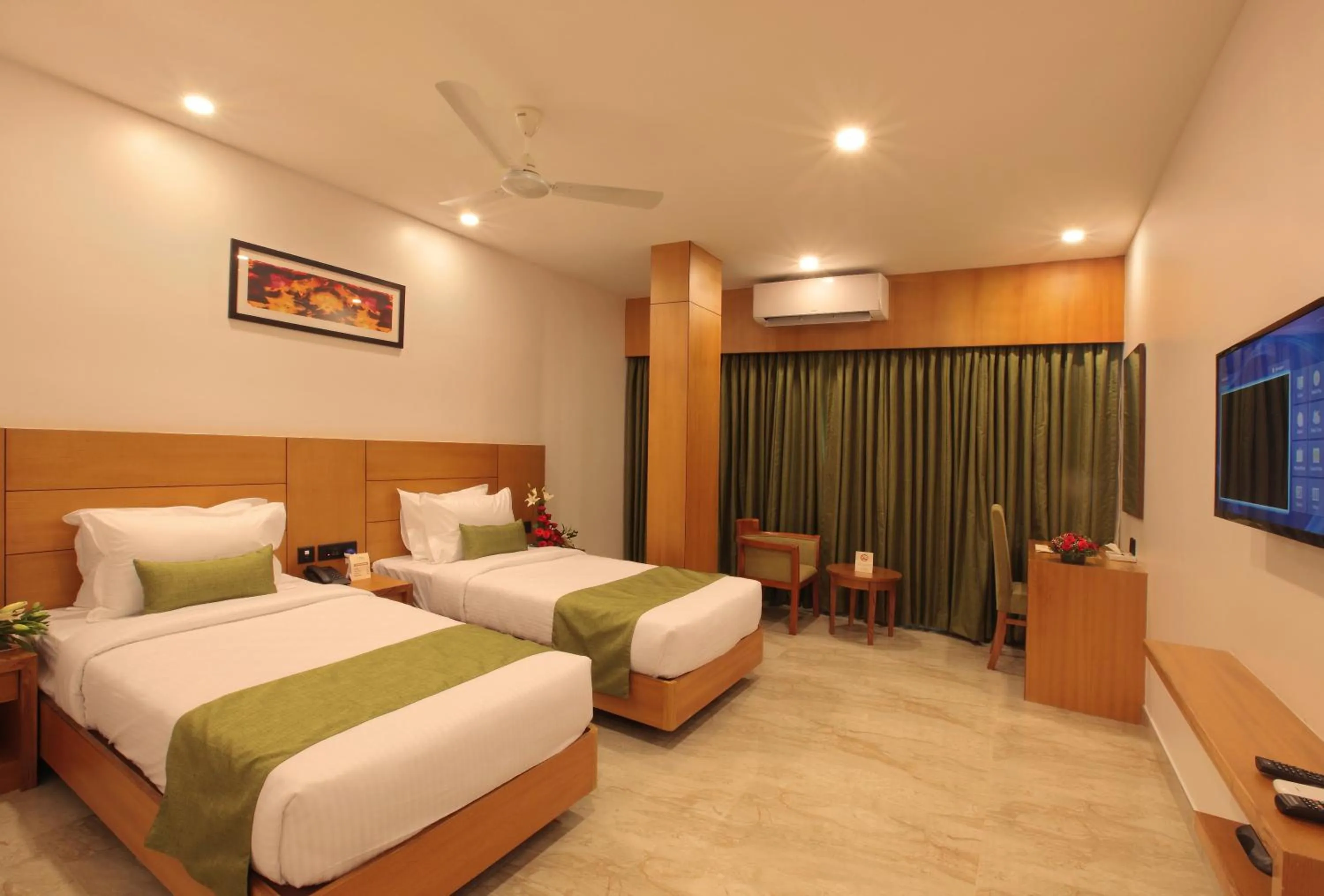 Bed in Hotel Park Residency Thrissur