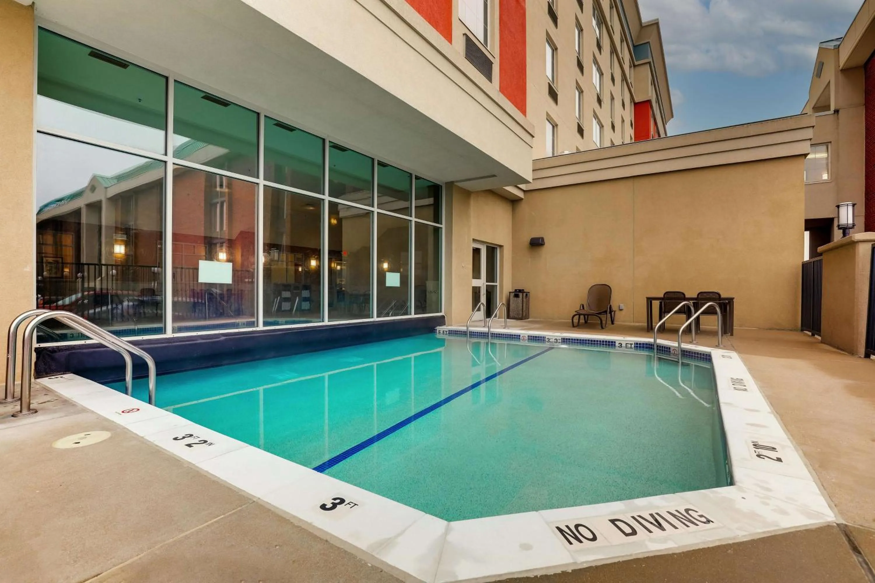 Pool view in Drury Inn & Suites St. Louis Arnold