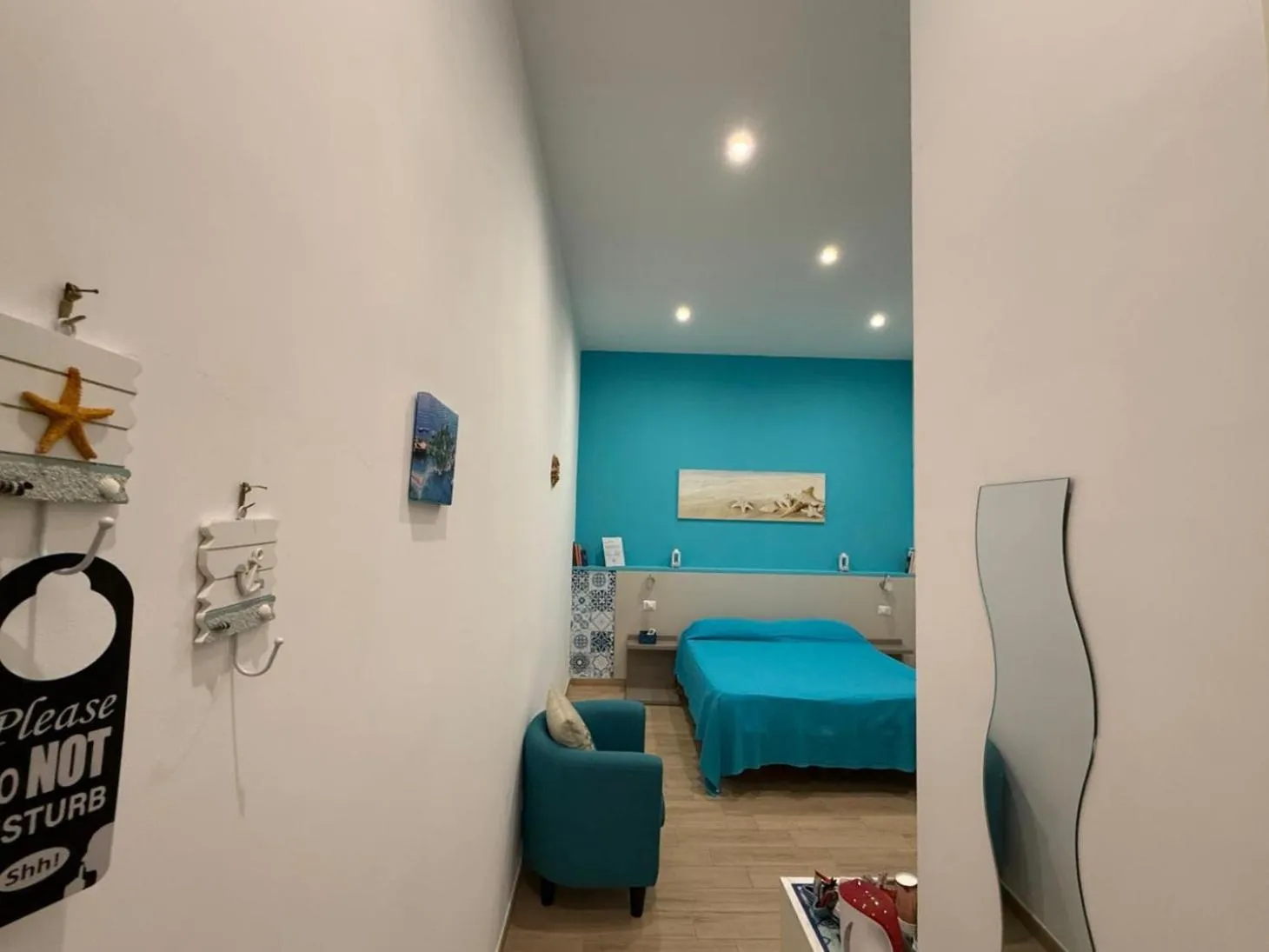 Bed in B&B Marina di Naxos