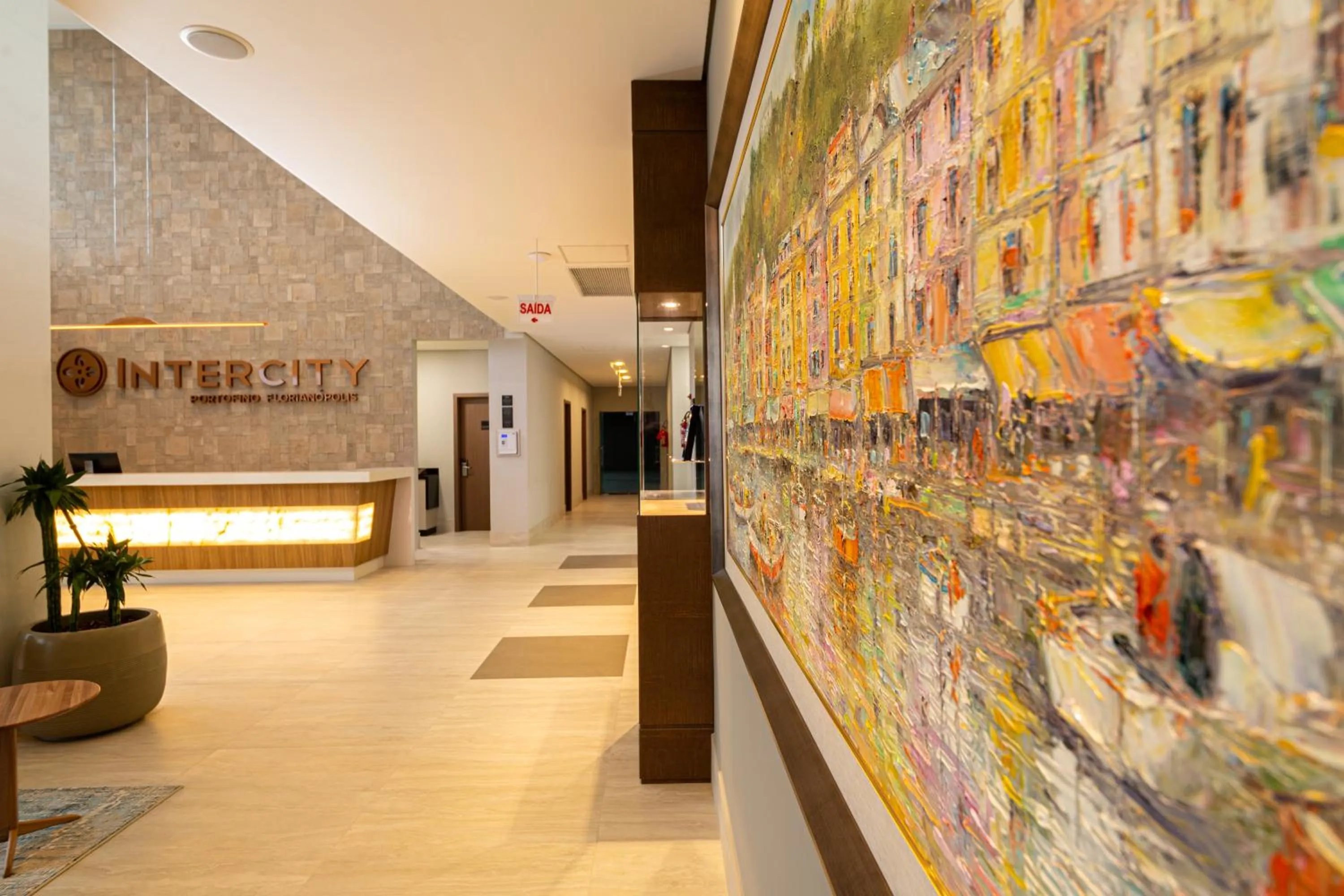 Lobby or reception in Intercity Portofino Florianópolis
