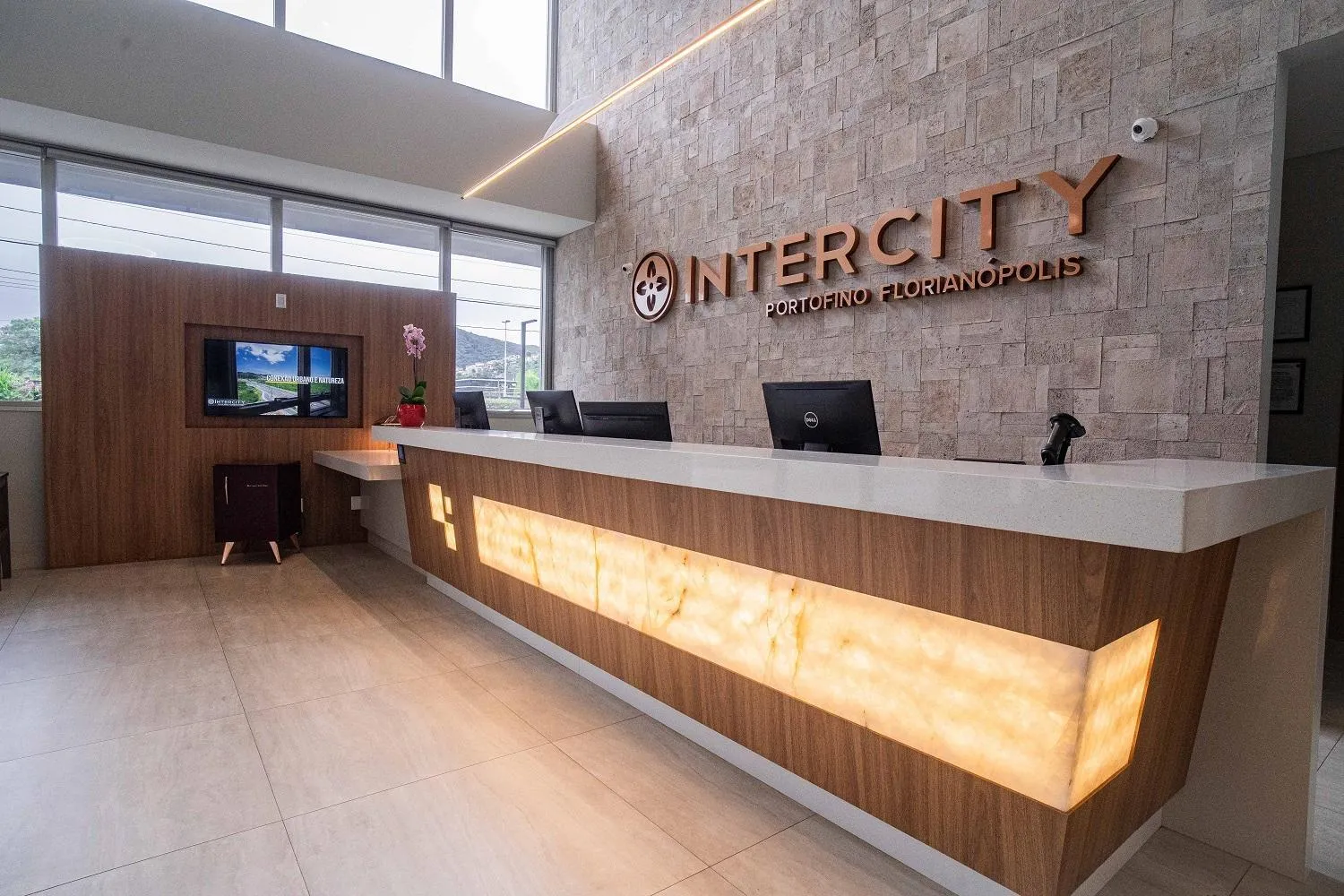 Lobby or reception in Intercity Portofino Florianópolis