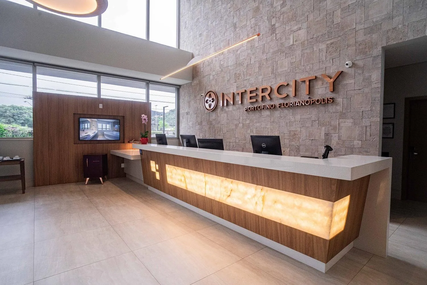 Lobby or reception in Intercity Portofino Florianópolis