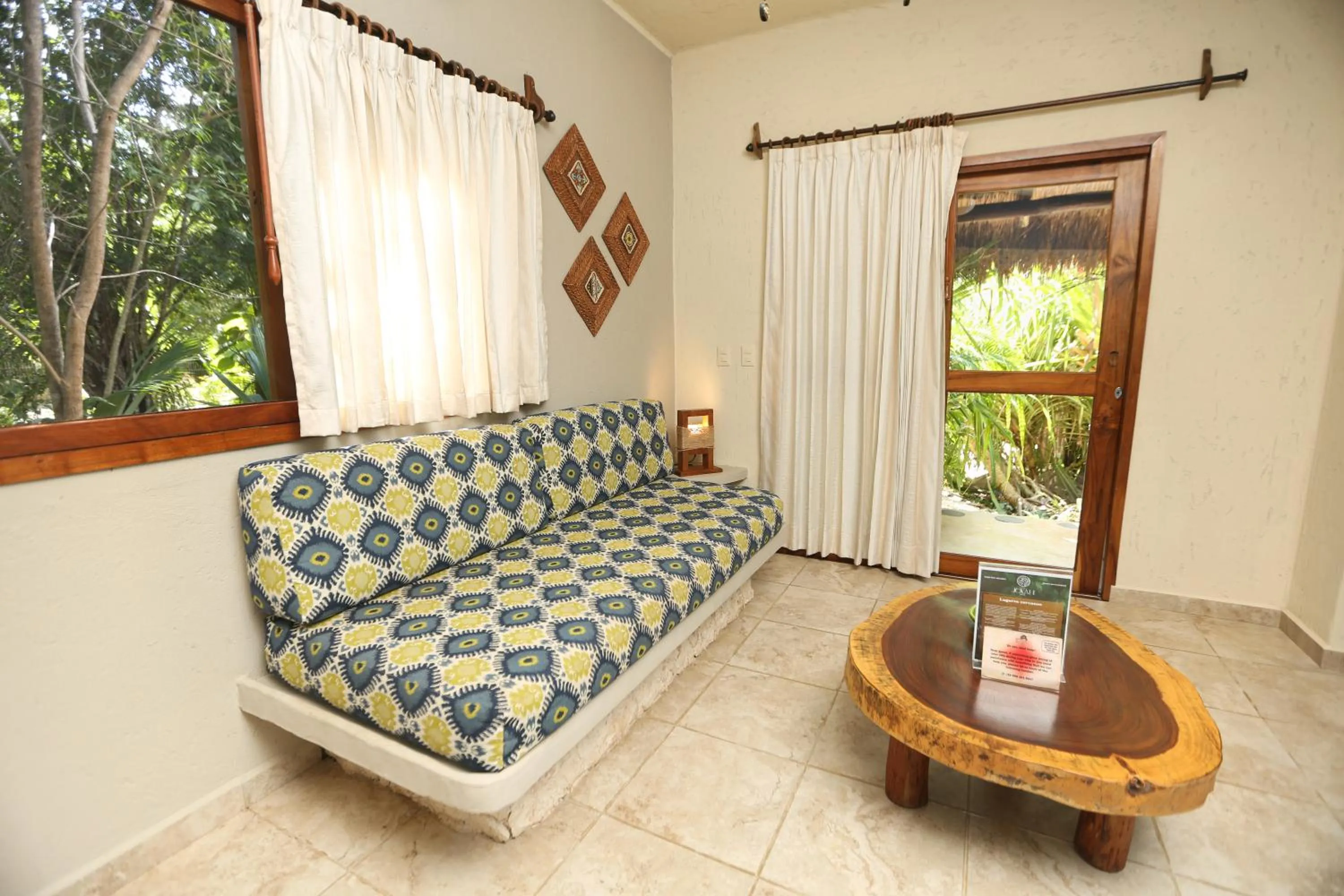 Seating area in ALDEA JO-YAH