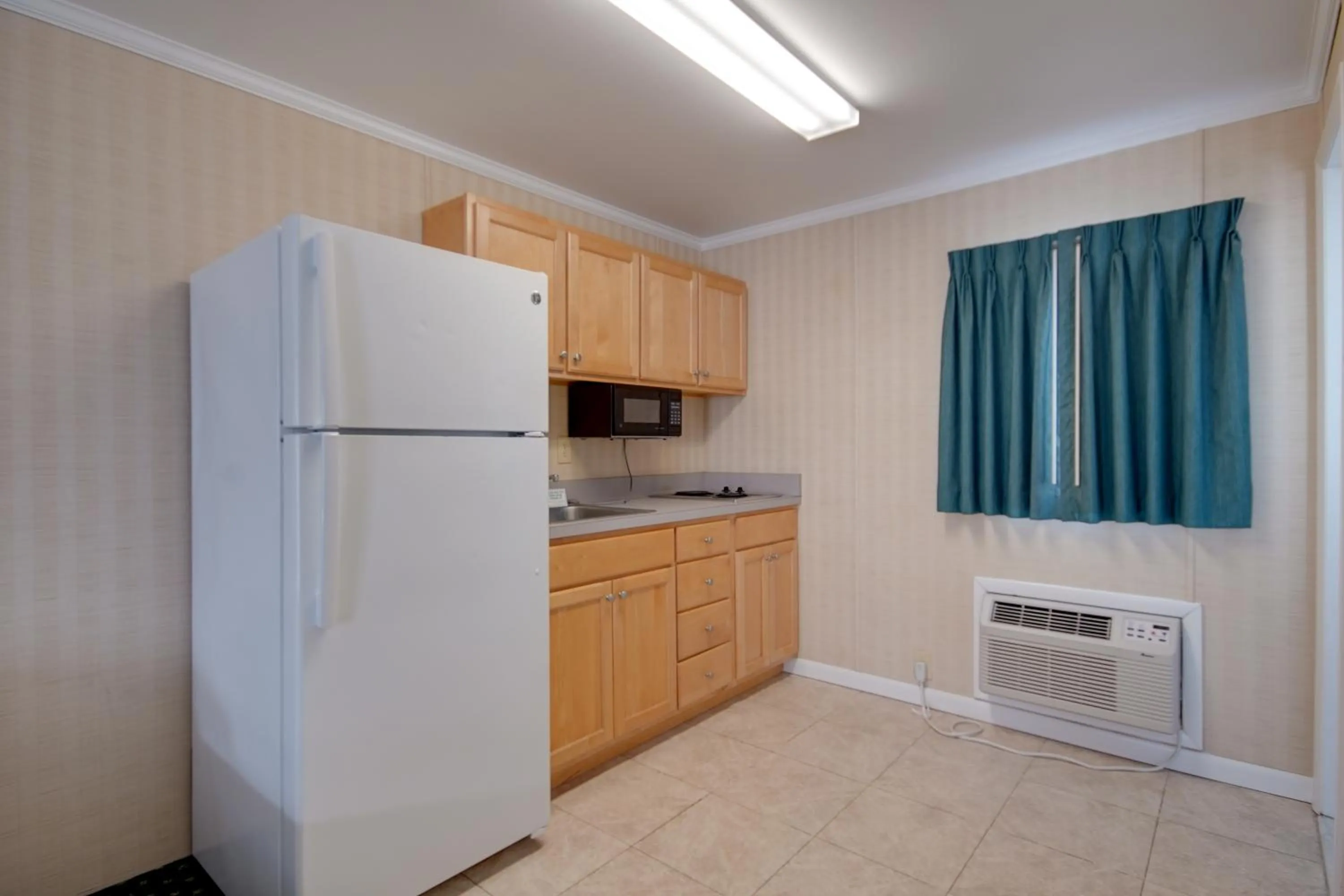 kitchen in Sahara Motel