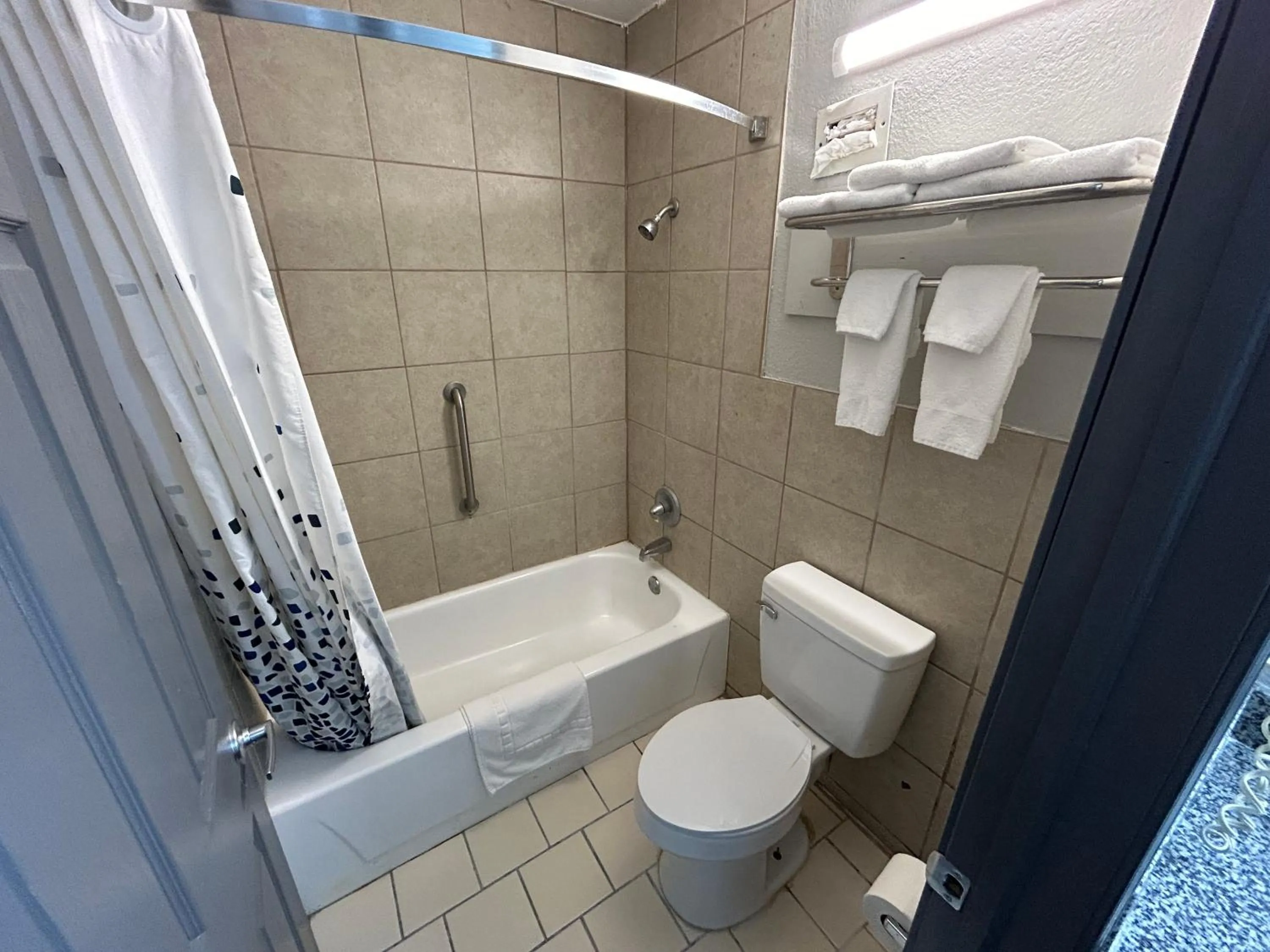 Bathroom in Motel 6 Ada OK