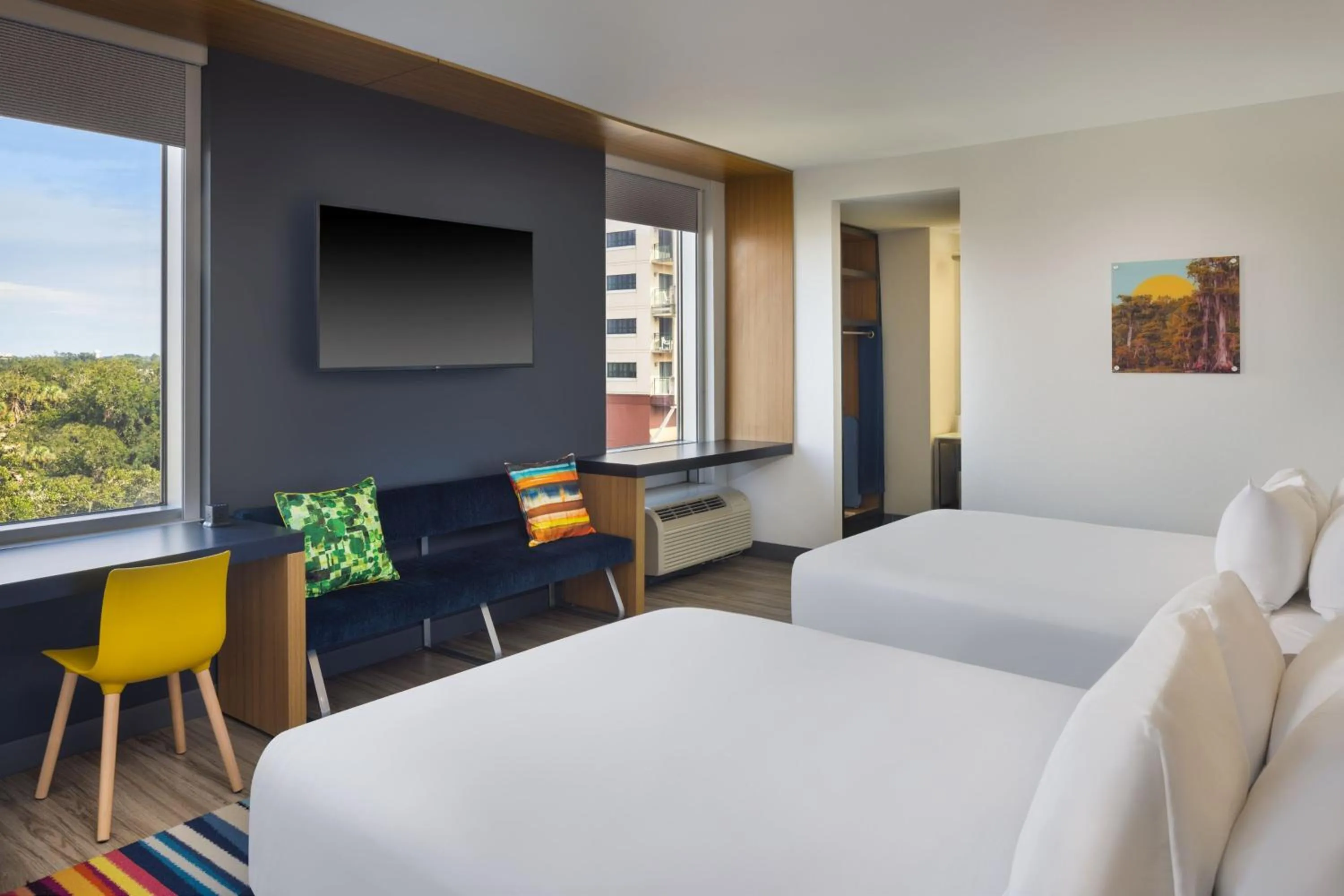 Photo of the whole room, Bed in Aloft Tallahassee Downtown