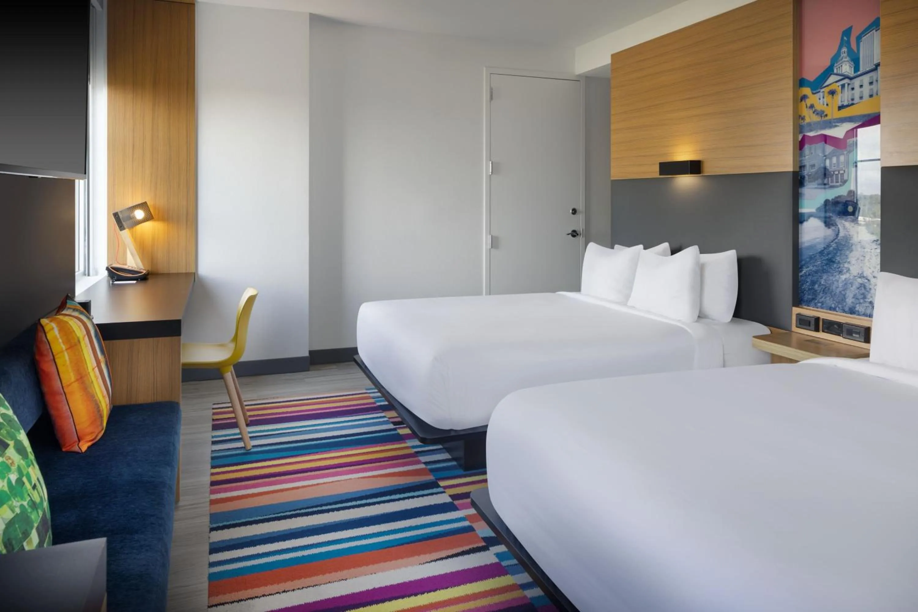 Photo of the whole room, Bed in Aloft Tallahassee Downtown