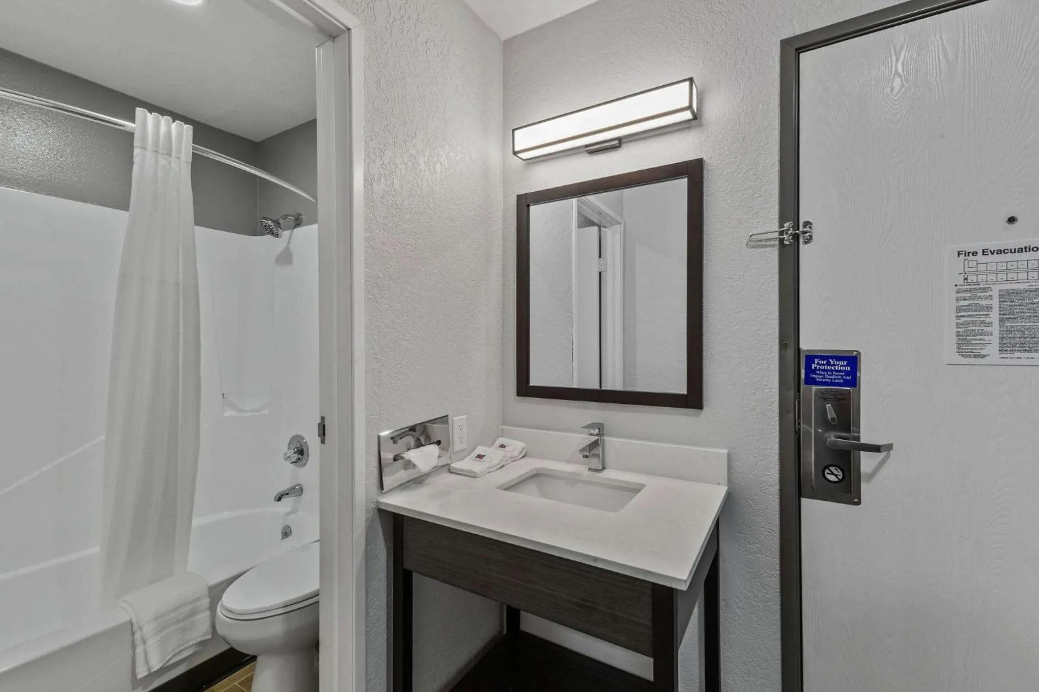 Bathroom in Motel 6 Brighton CO Denver Northeast