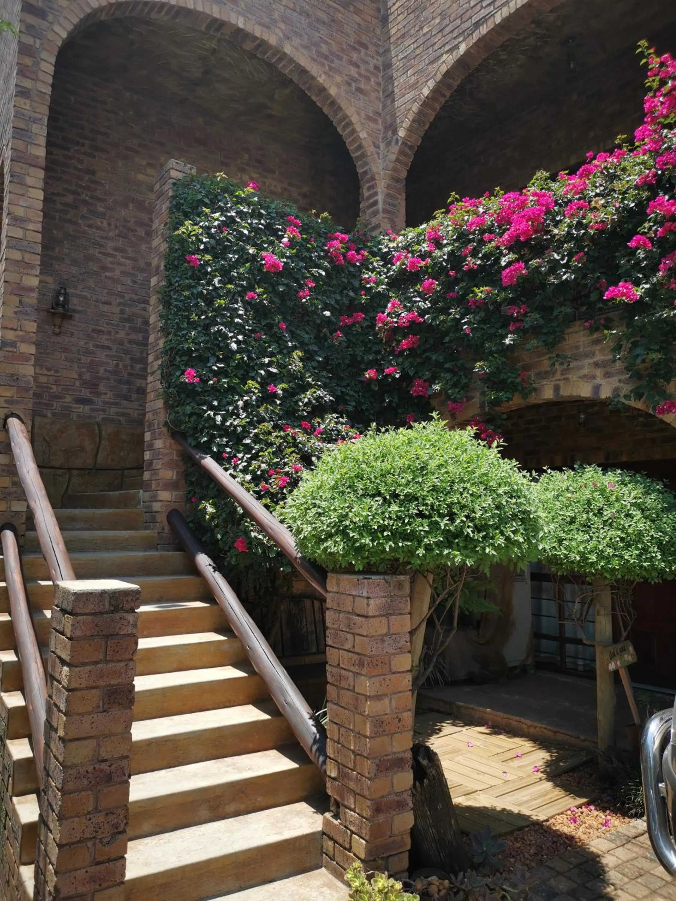 Patio in Bastille de Blignaut B&B