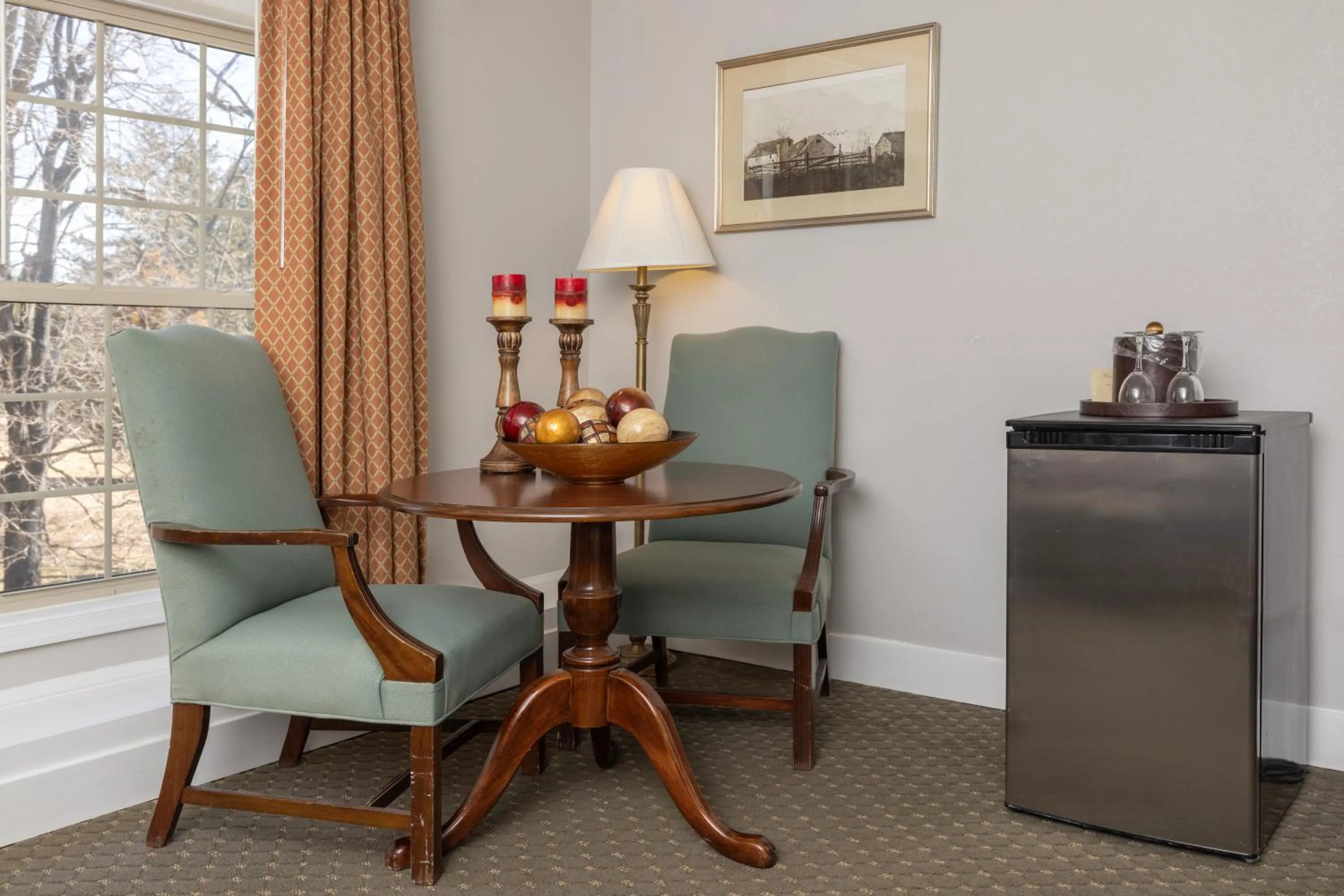 Seating area in Brandywine River Hotel
