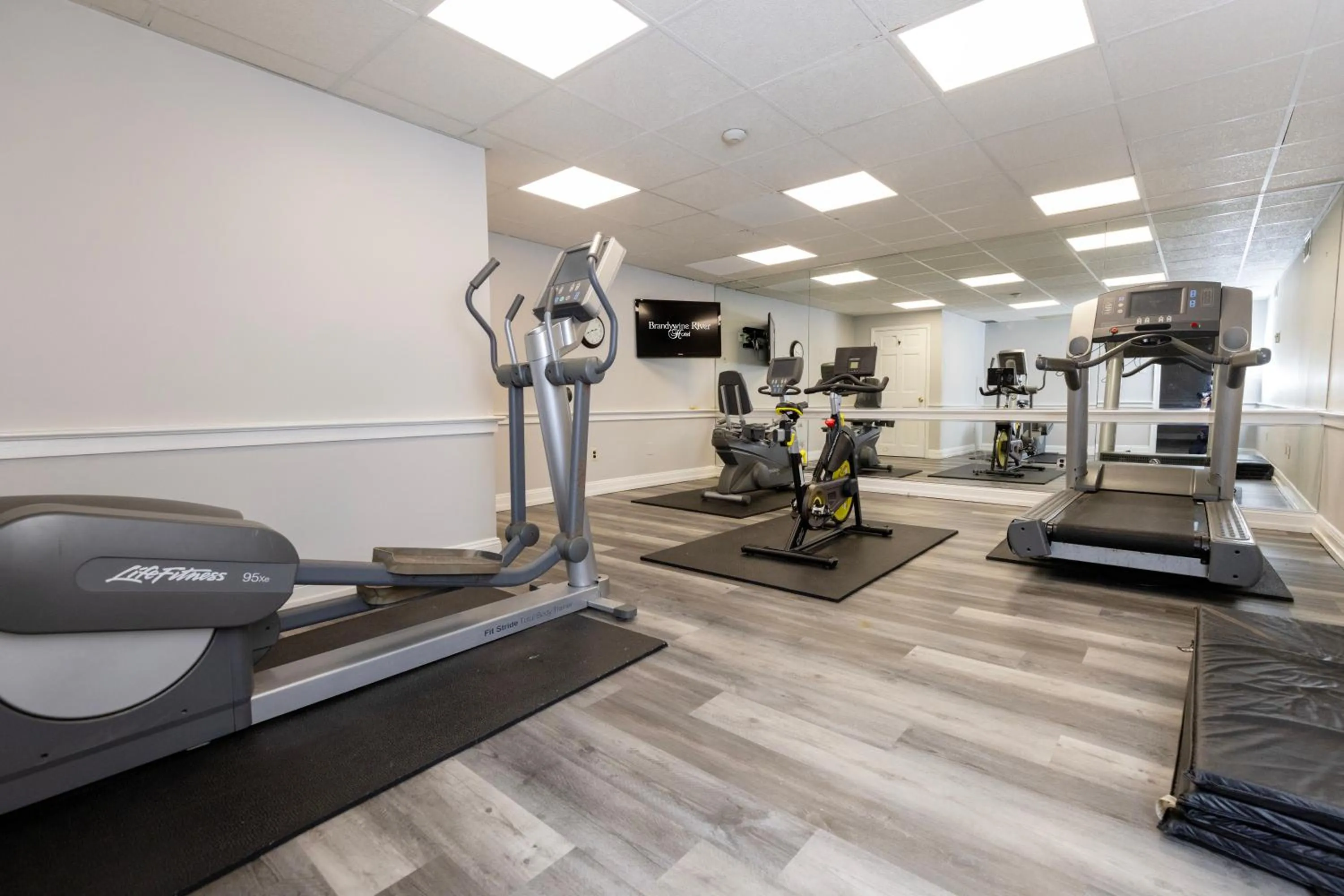 Fitness centre/facilities in Brandywine River Hotel