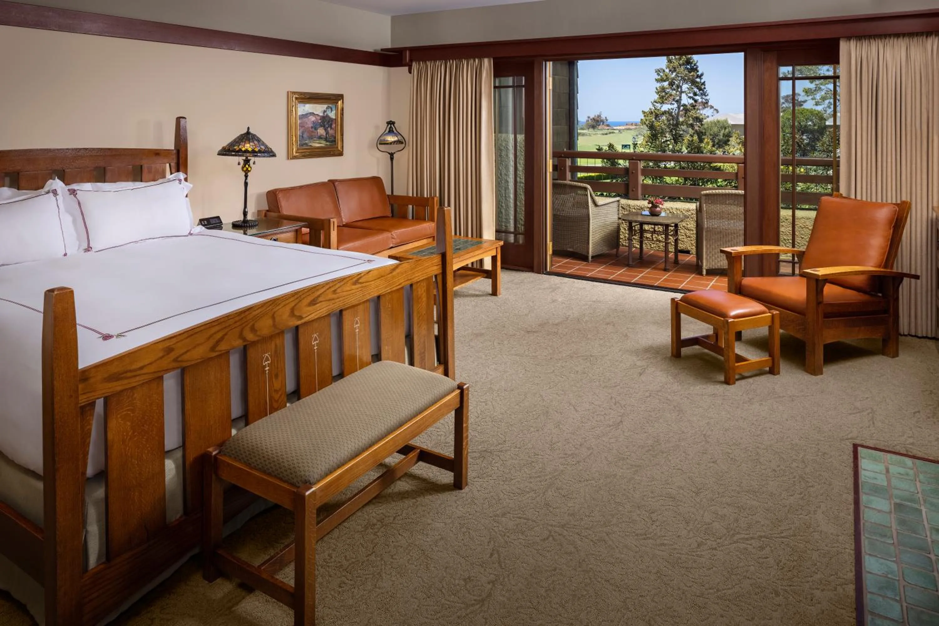 Bedroom, Bed in The Lodge at Torrey Pines