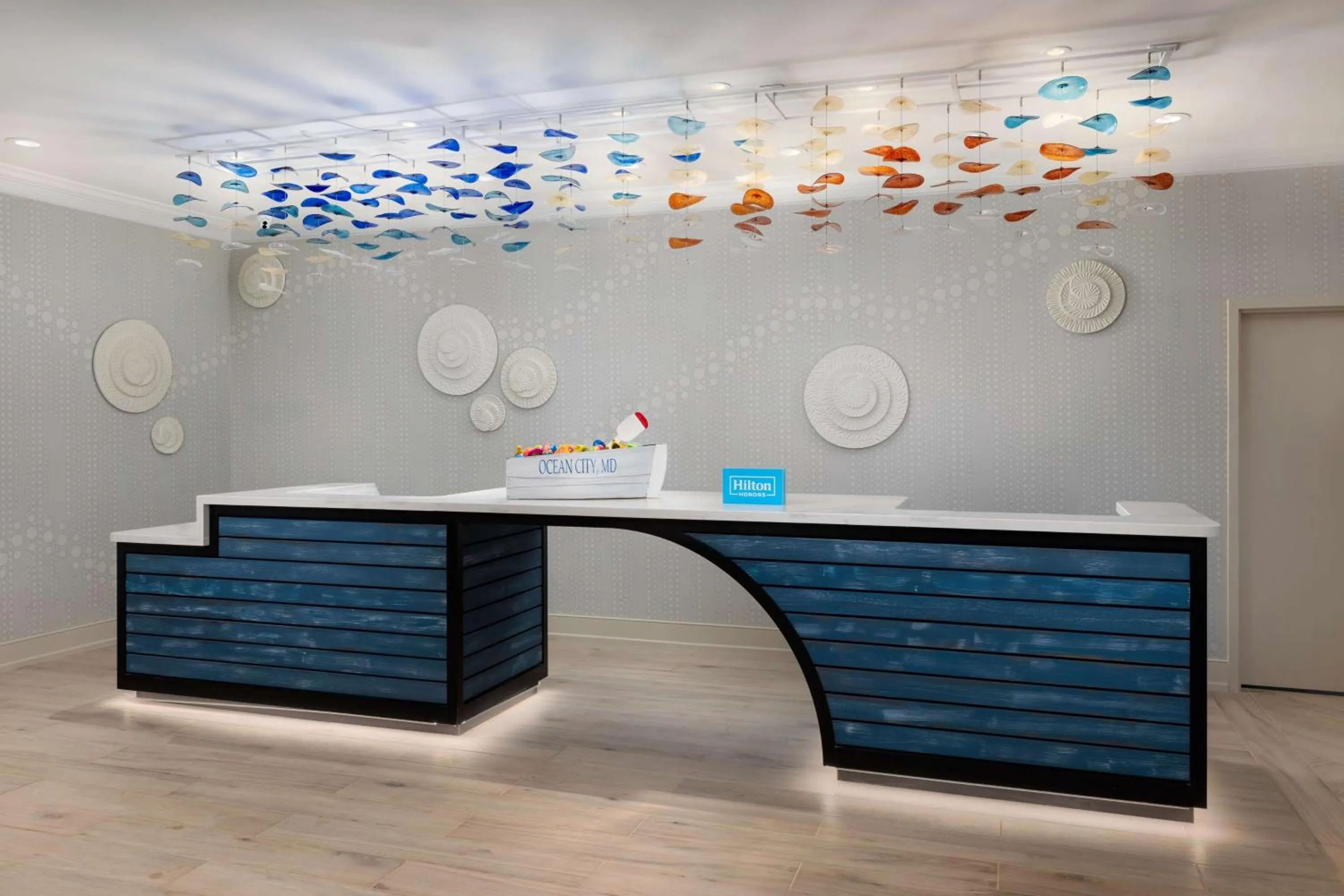 Lobby or reception in Hilton Garden Inn Ocean City Oceanfront