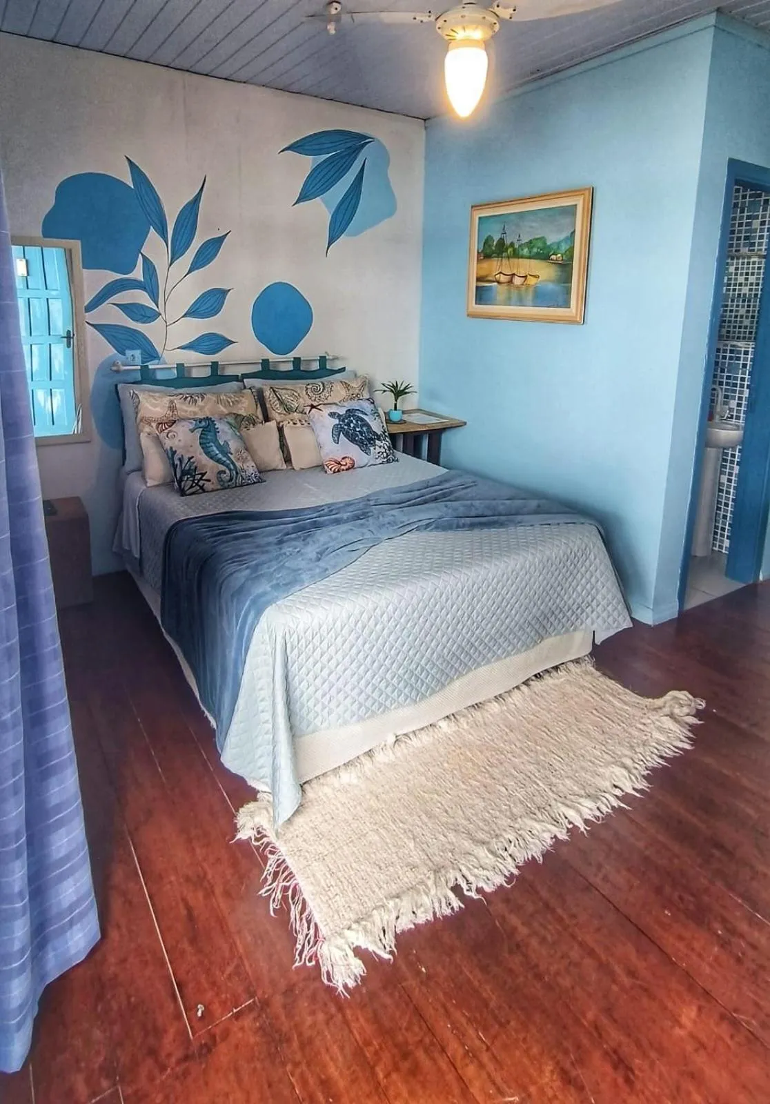 Bed in Pousada Vida Simples