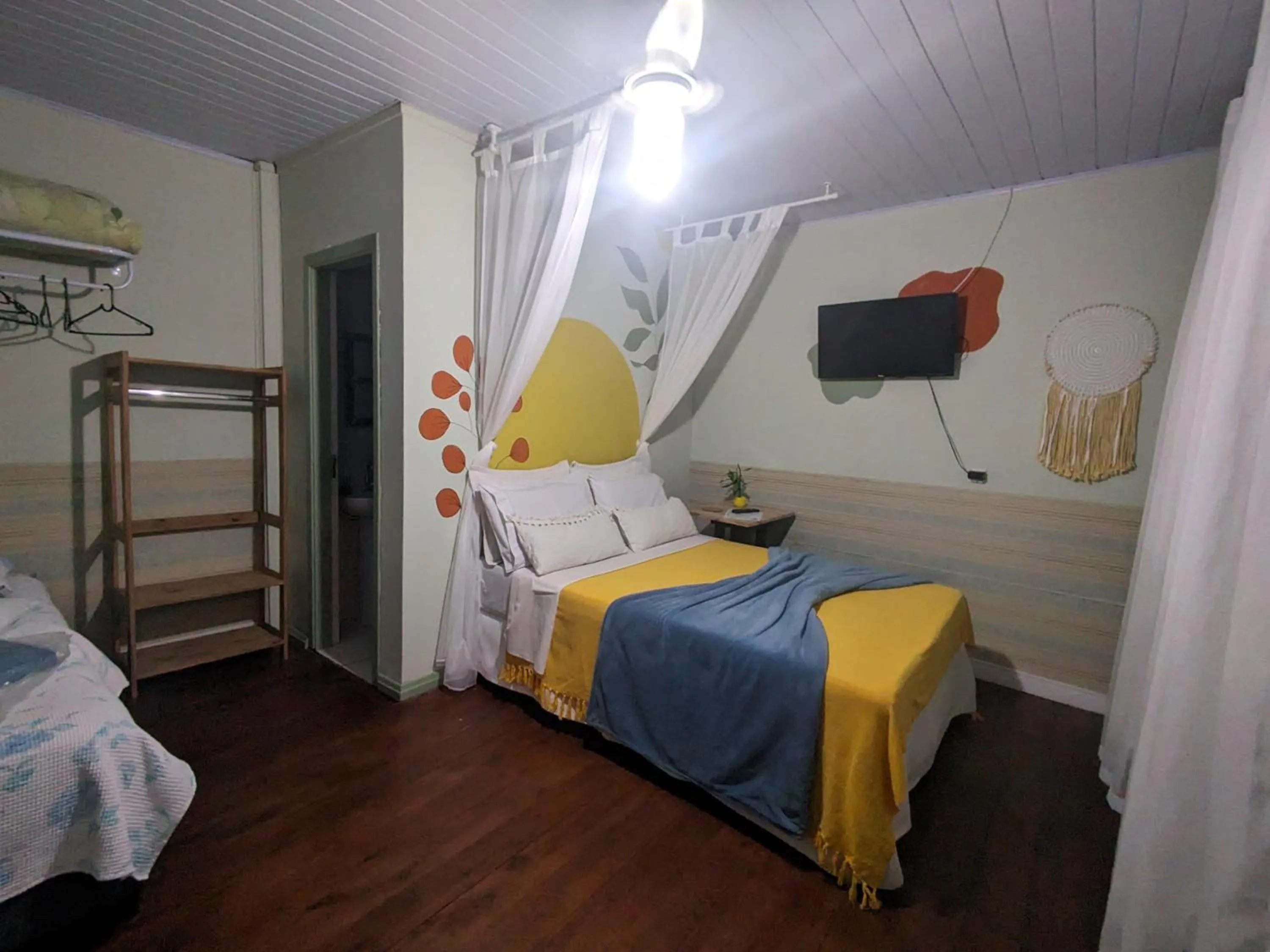 Bed in Pousada Vida Simples