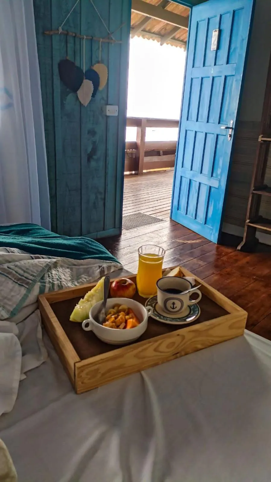 Bed in Pousada Vida Simples