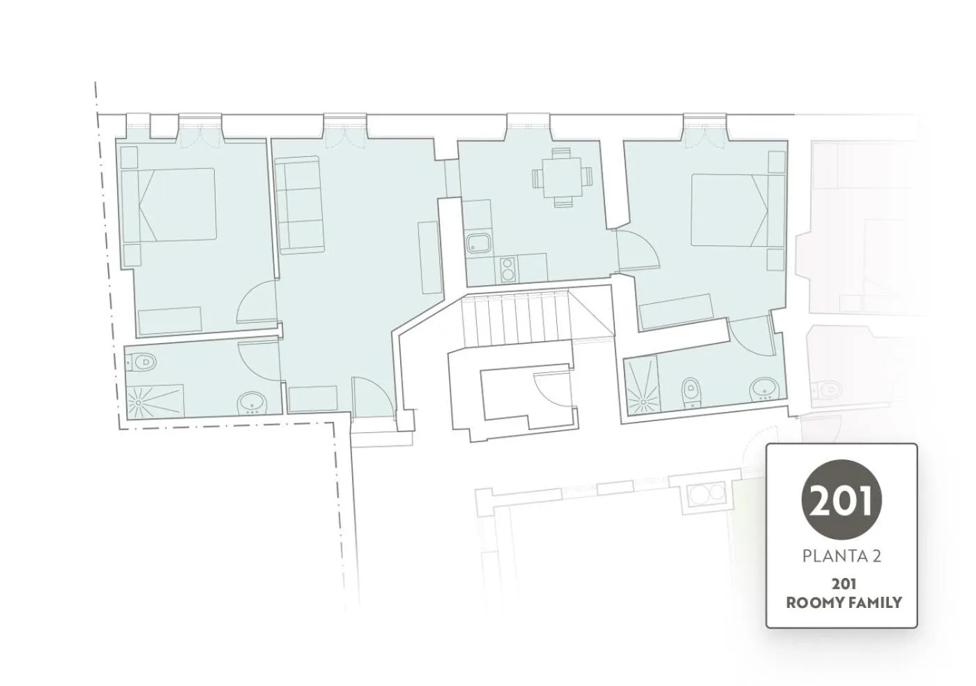 Photo of the whole room in Apartamentos Plaza Mayor 35