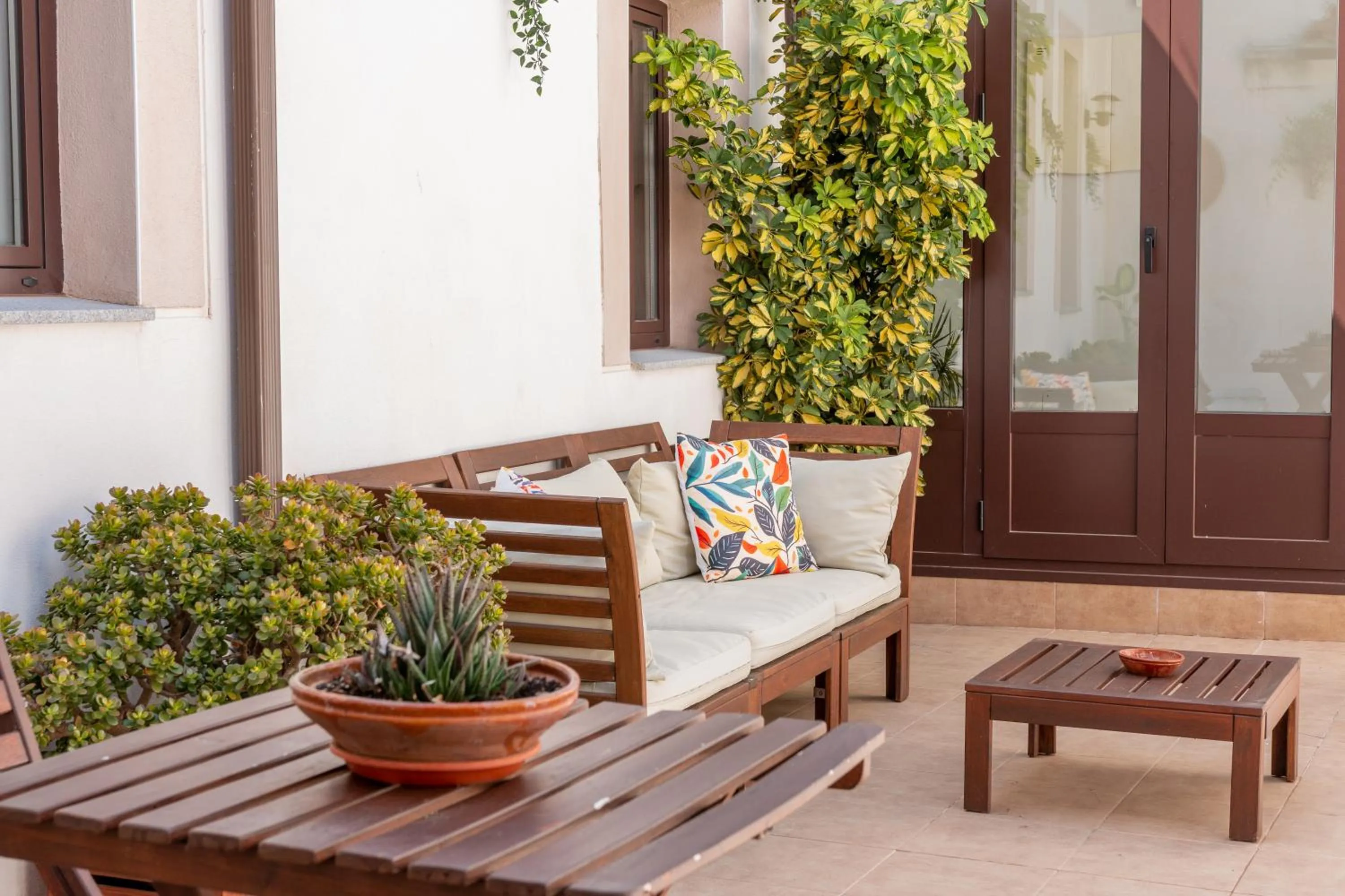 Balcony/Terrace in Apartamentos Plaza Mayor 35