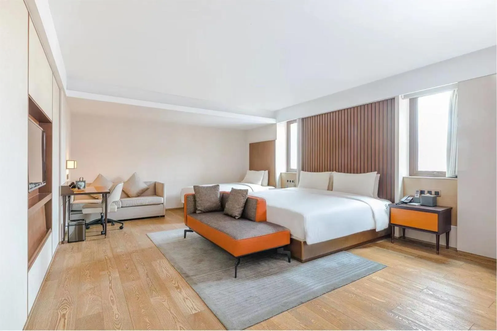 Bedroom, Bed in Xi'an Bell Tower Atour S Wu Hotel