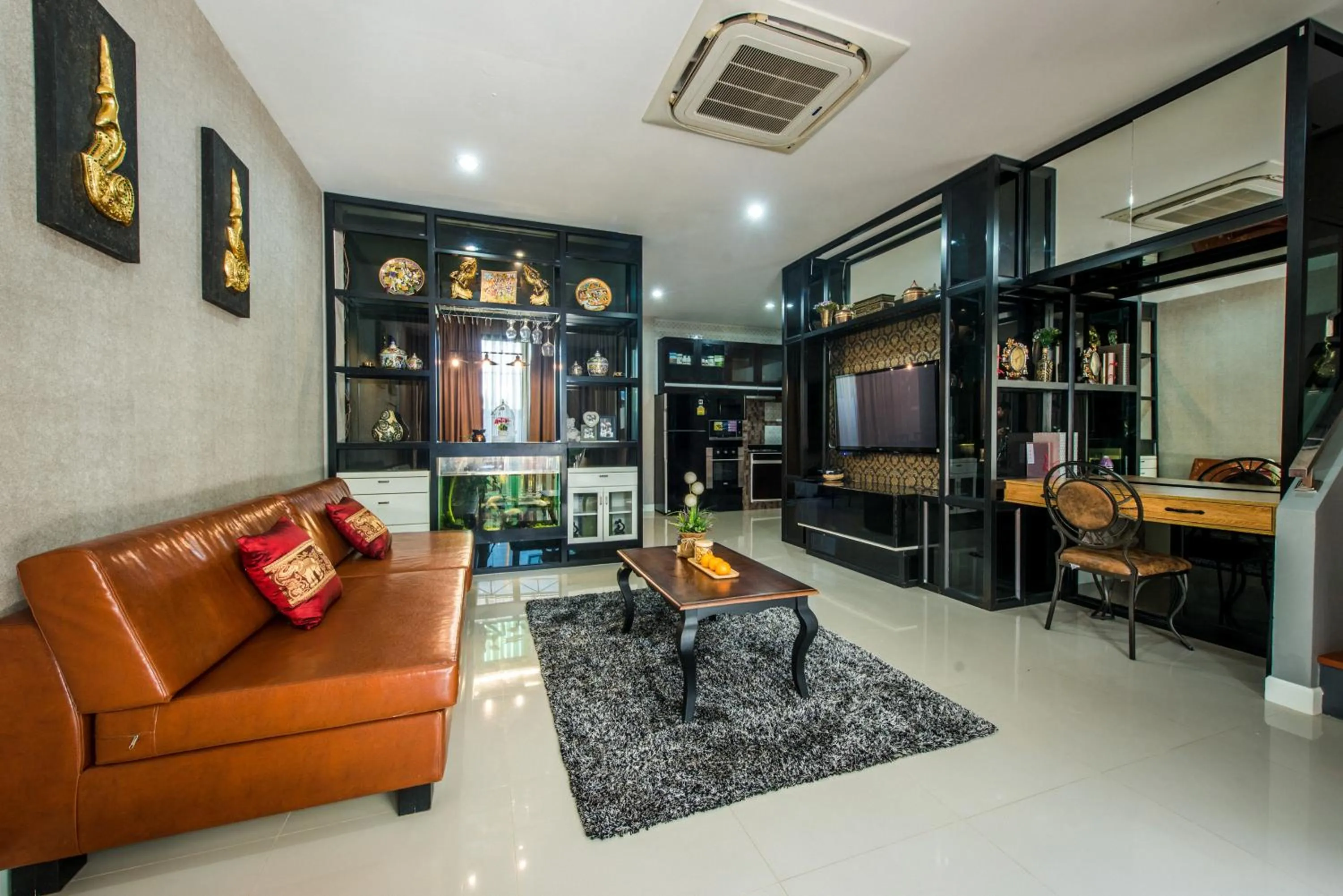 Living room in Nice Villa Resort Hat Yai