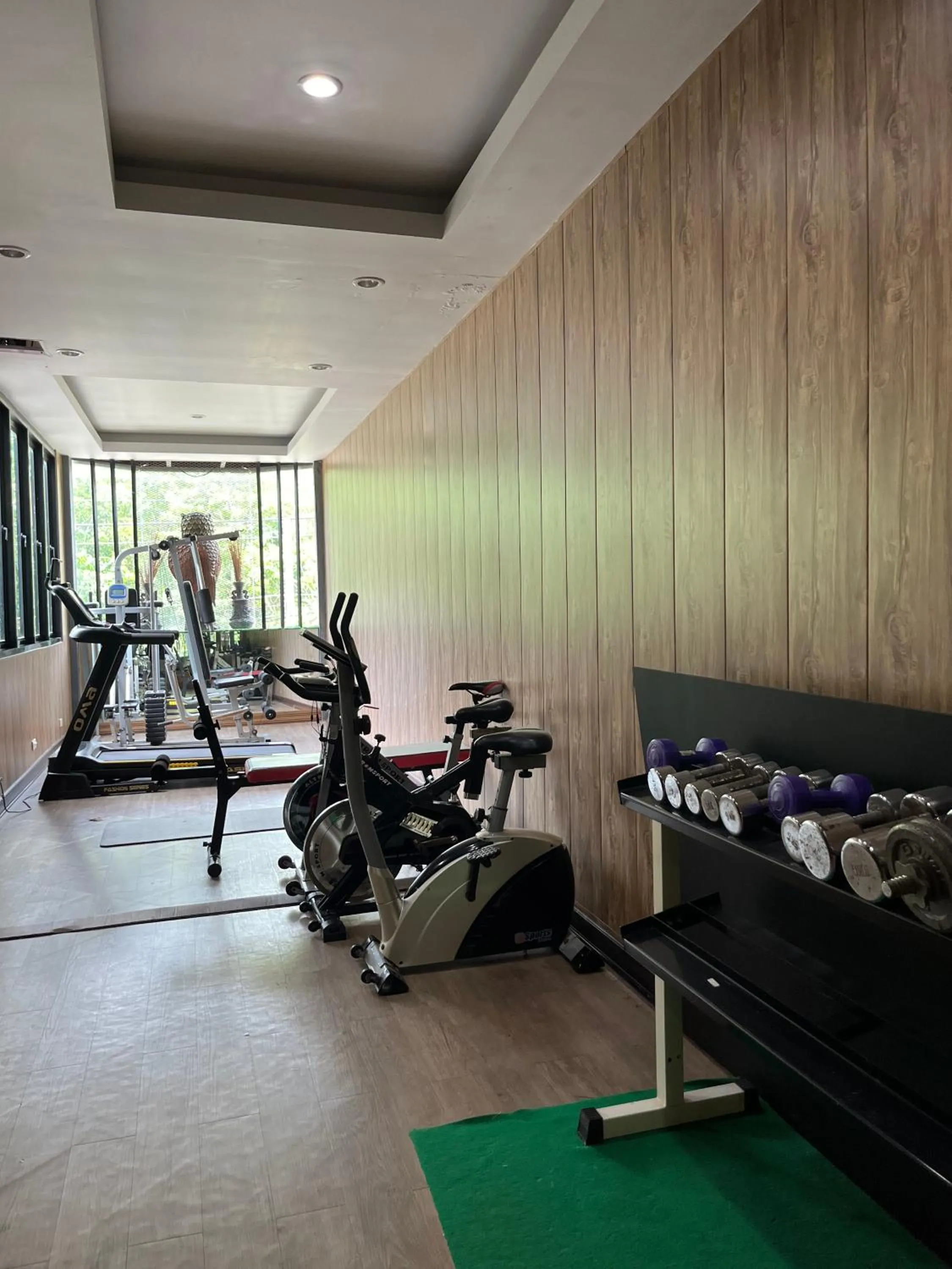 Fitness centre/facilities in Nice Villa Resort Hat Yai