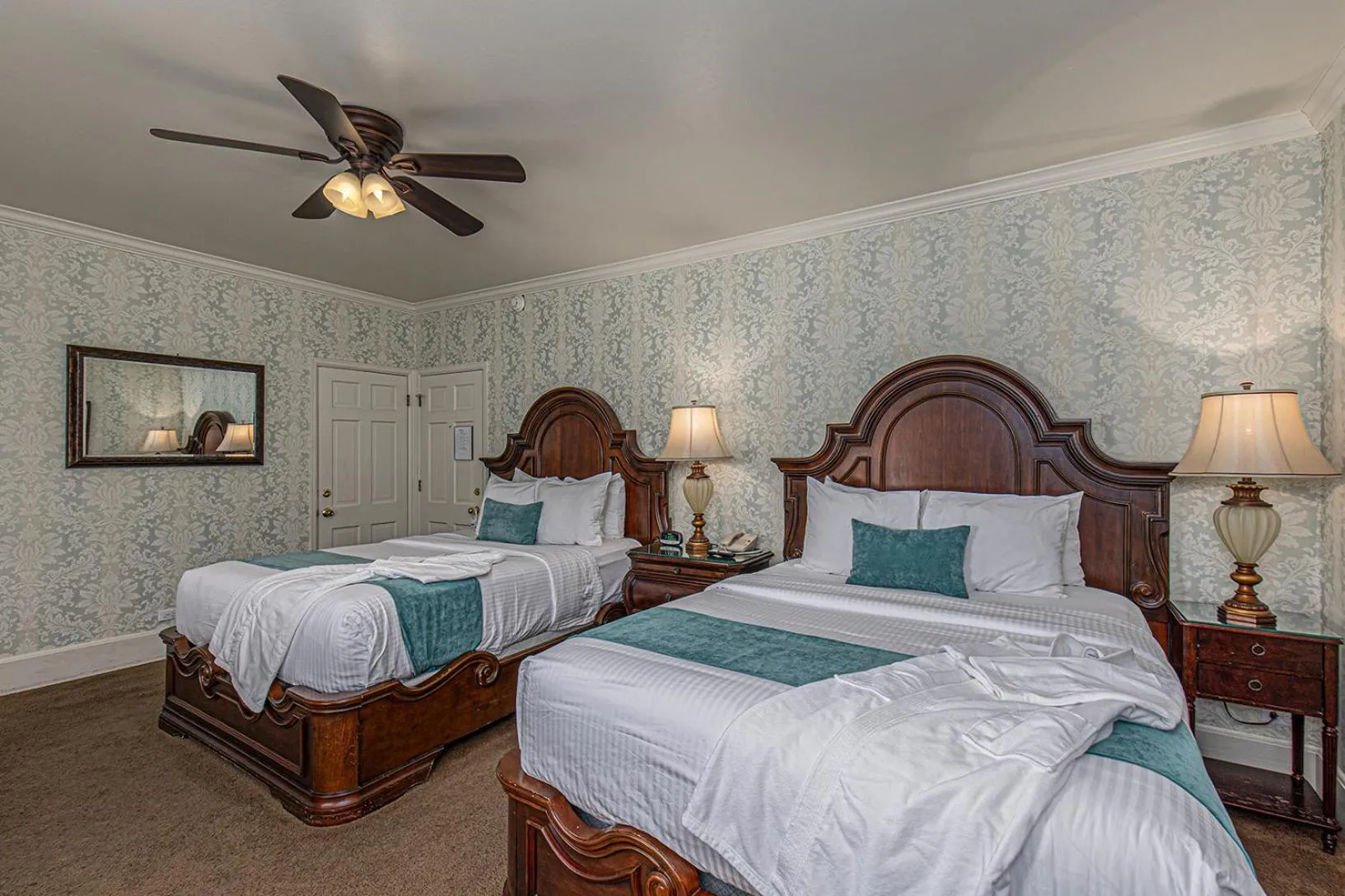 Bed in General Palmer Hotel