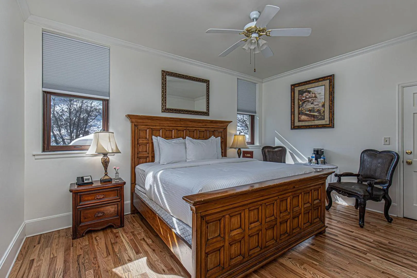 Bed in General Palmer Hotel