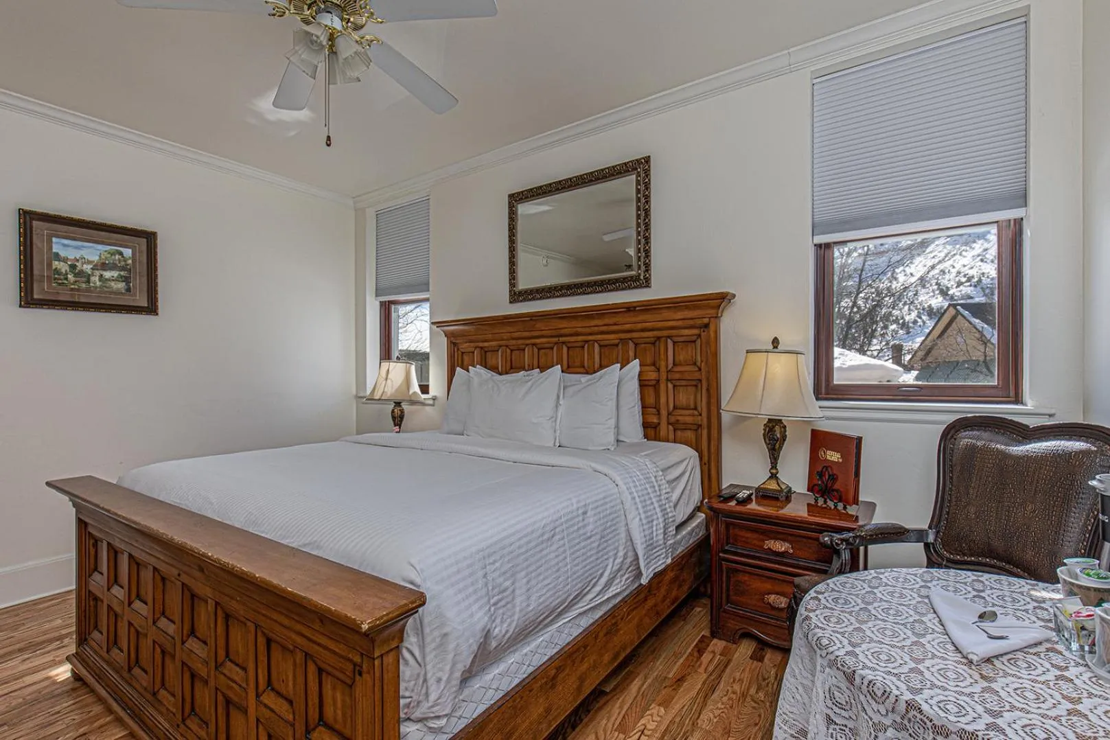 Bed in General Palmer Hotel