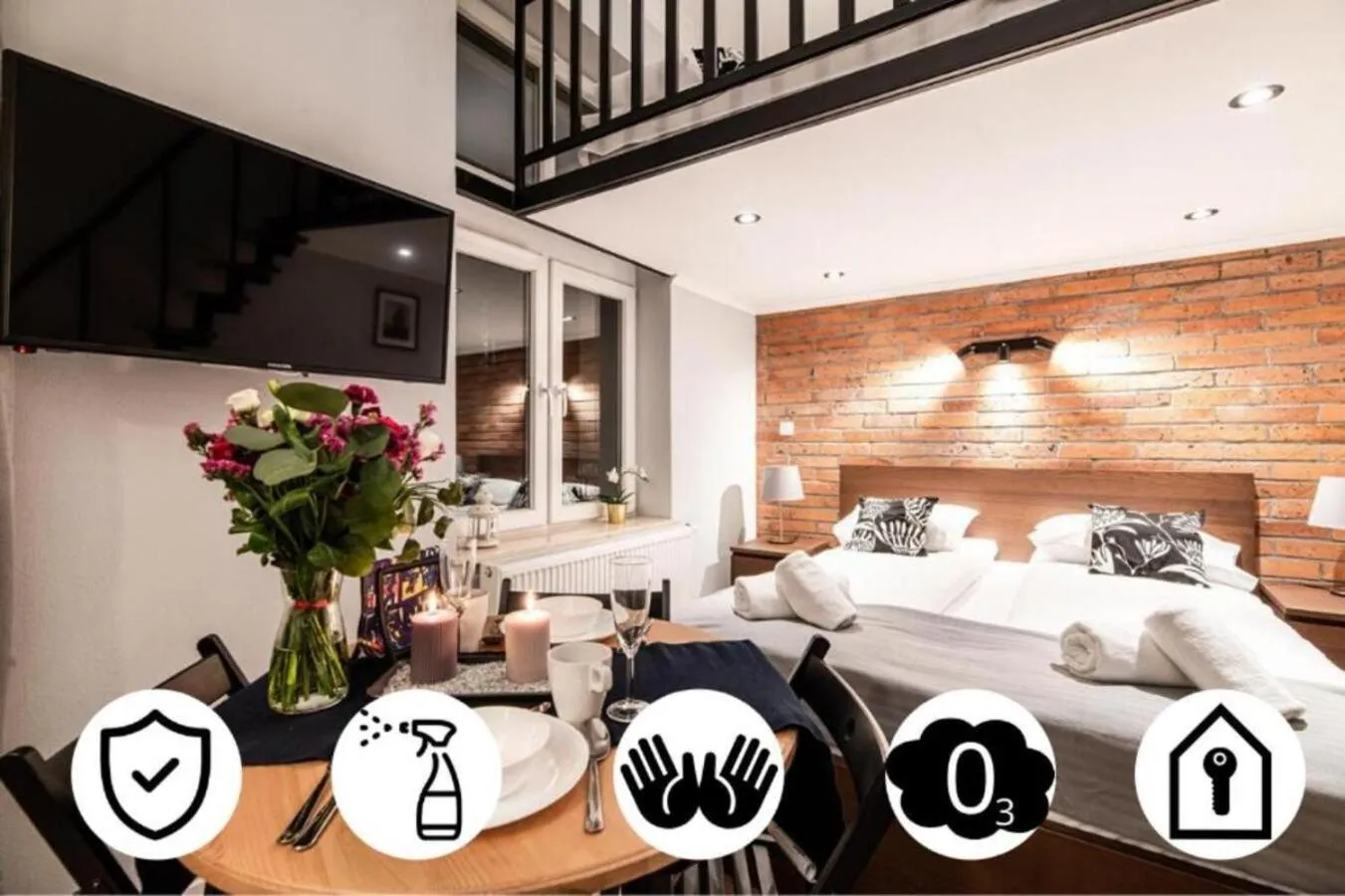 Photo of the whole room, Bed in Lubomirskiego 23 Residence - great location, 10 min to Main Square by foot, right next to Main Rail and Bus Station