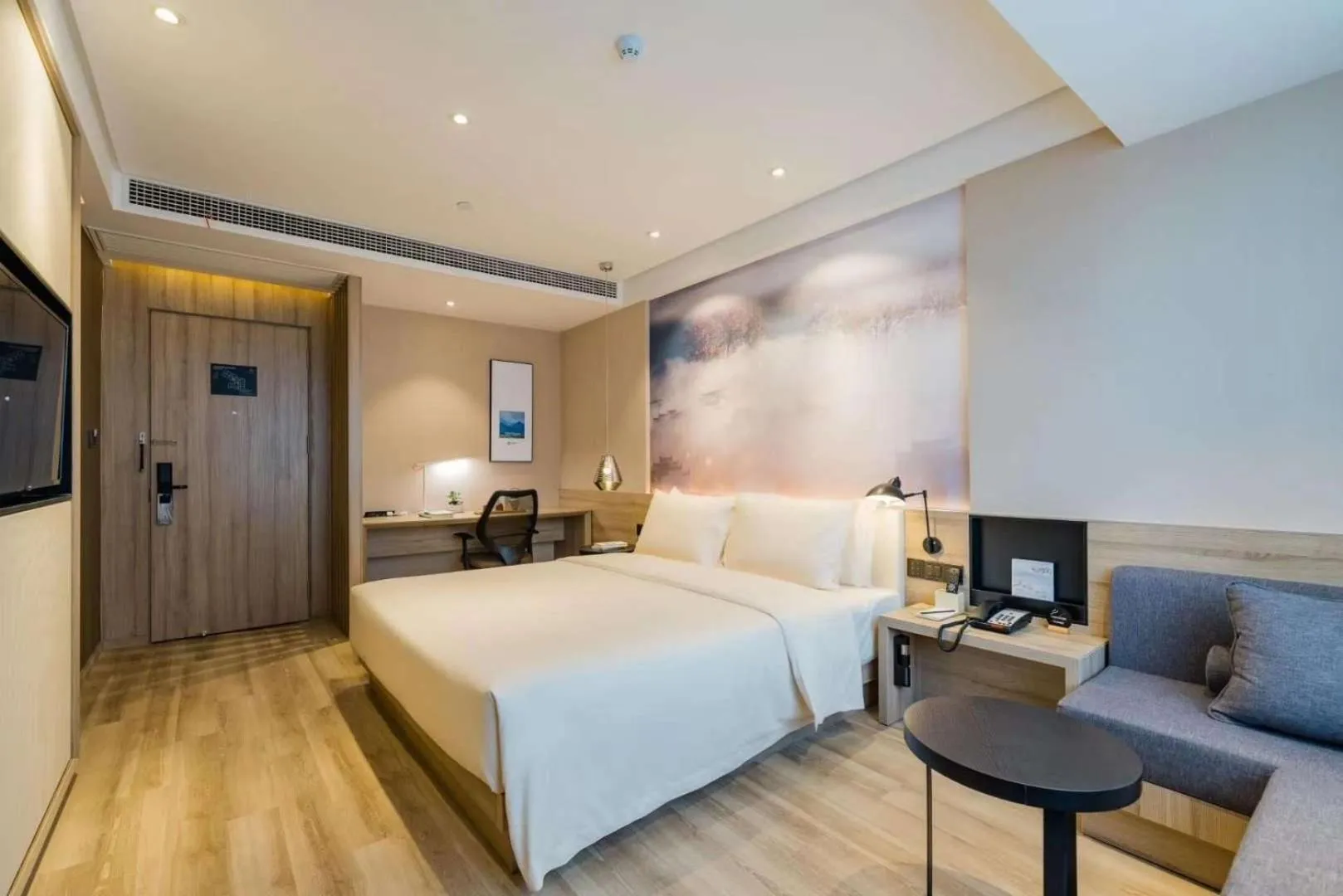 Bed in Atour Hotel Shangrao Central Square