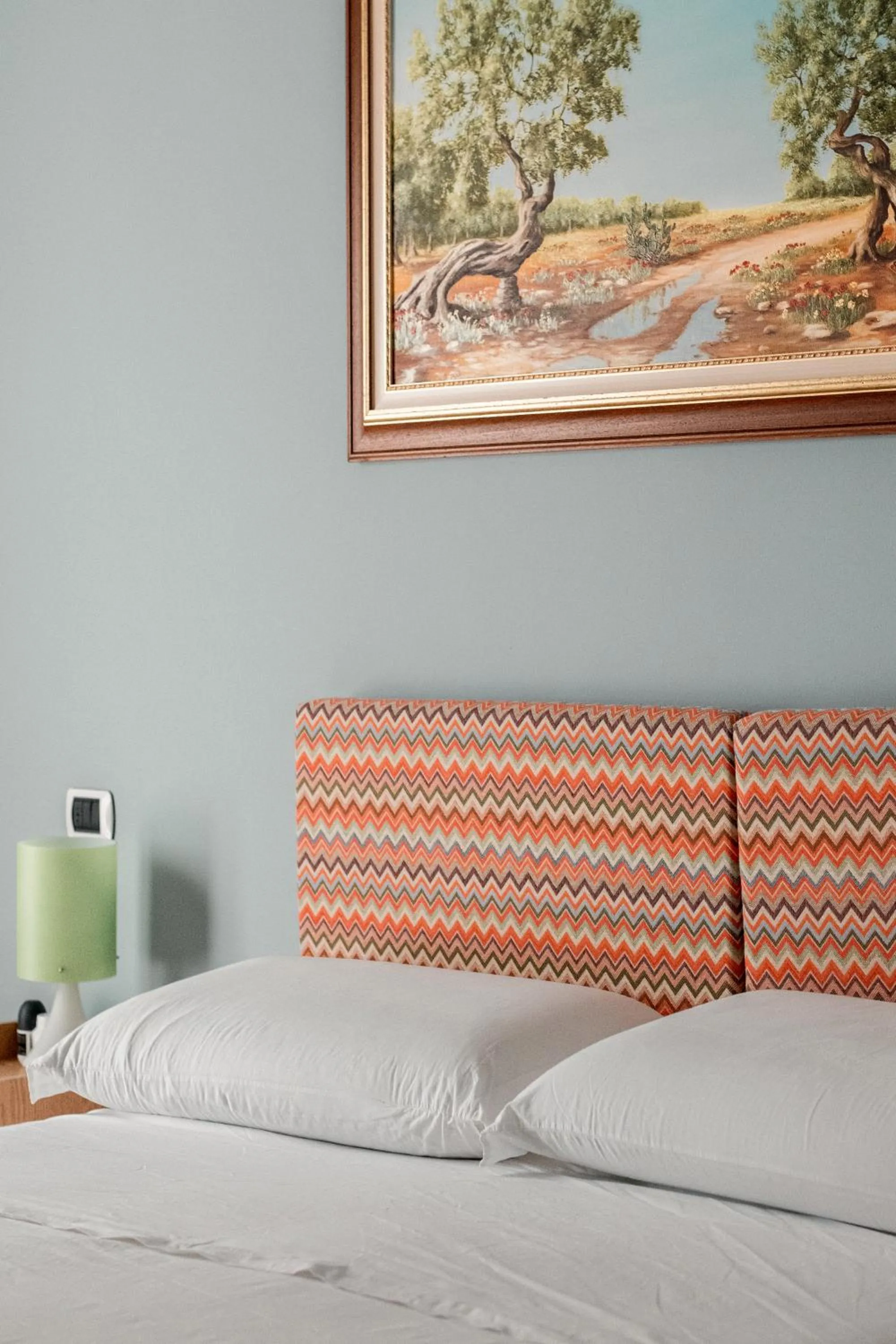 Decorative detail, Bed in Dimora Villa Serena Porto Selvaggio