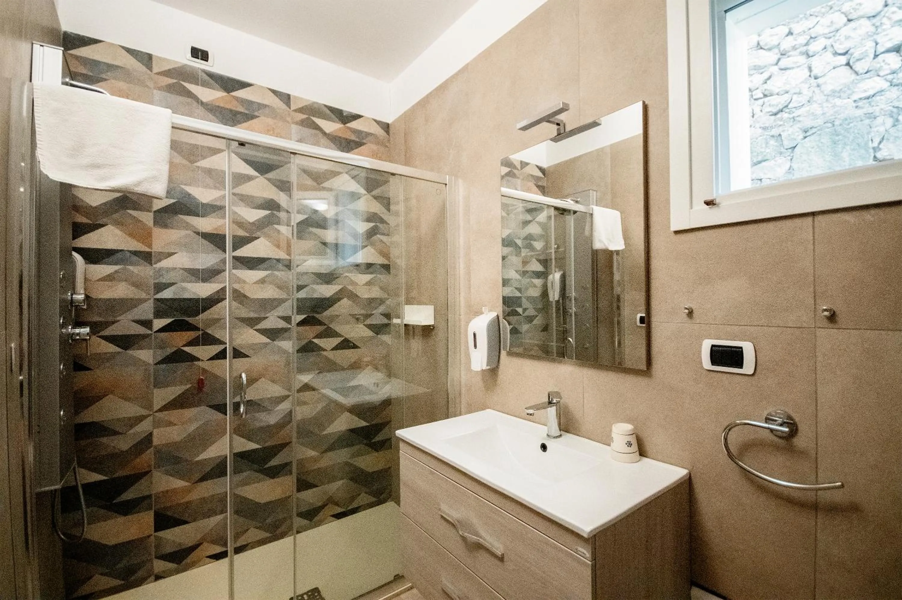 Shower in Dimora Villa Serena Porto Selvaggio