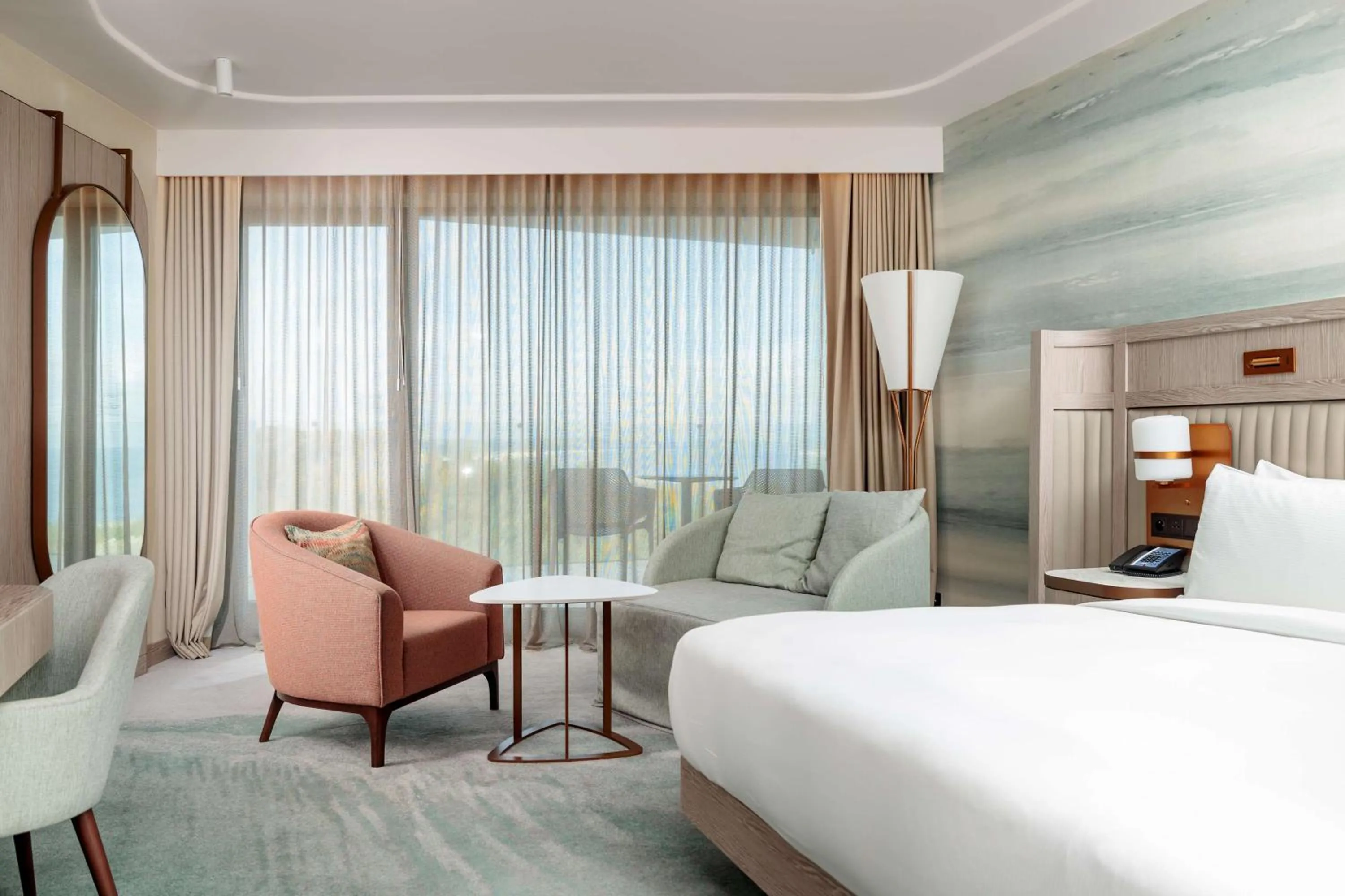 Living room, Bed in Hilton Swinoujscie Resort And Spa