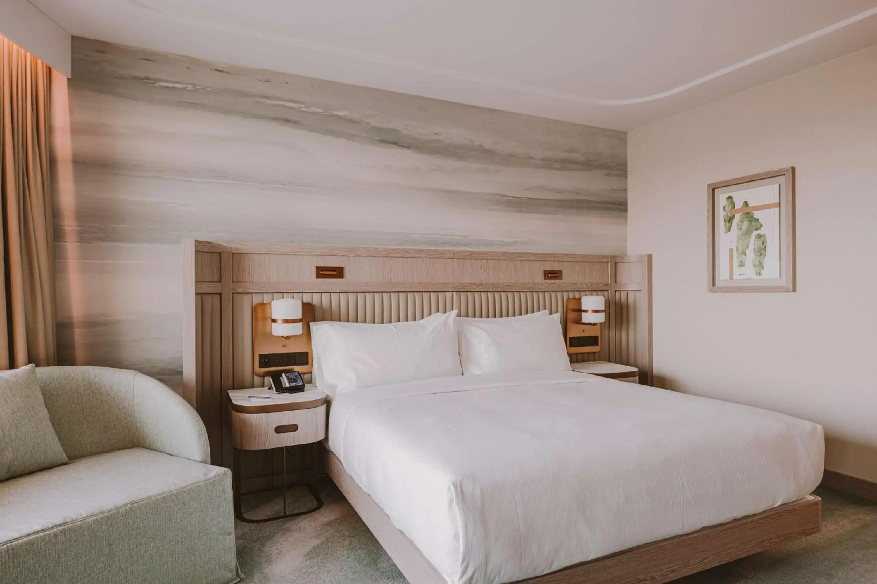 Deluxe King Room with Sea View in Hilton Swinoujscie Resort And Spa Deluxe King Room with Sea View in Hilton Swinoujscie Resort And Spa