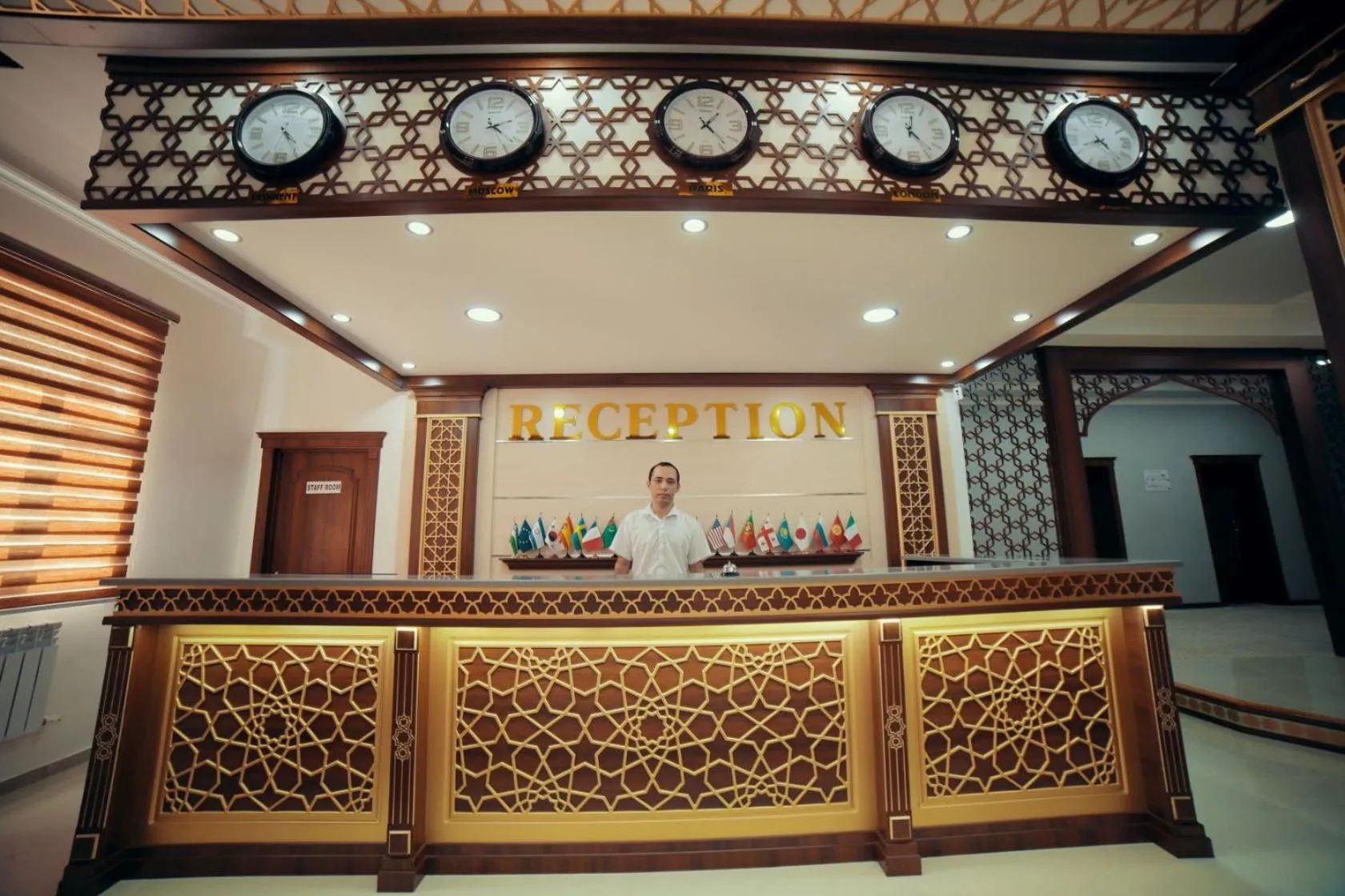 Staff in Erkin Palace Hotel