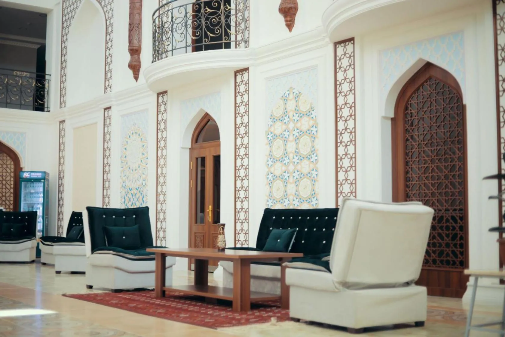 Seating area in Erkin Palace Hotel