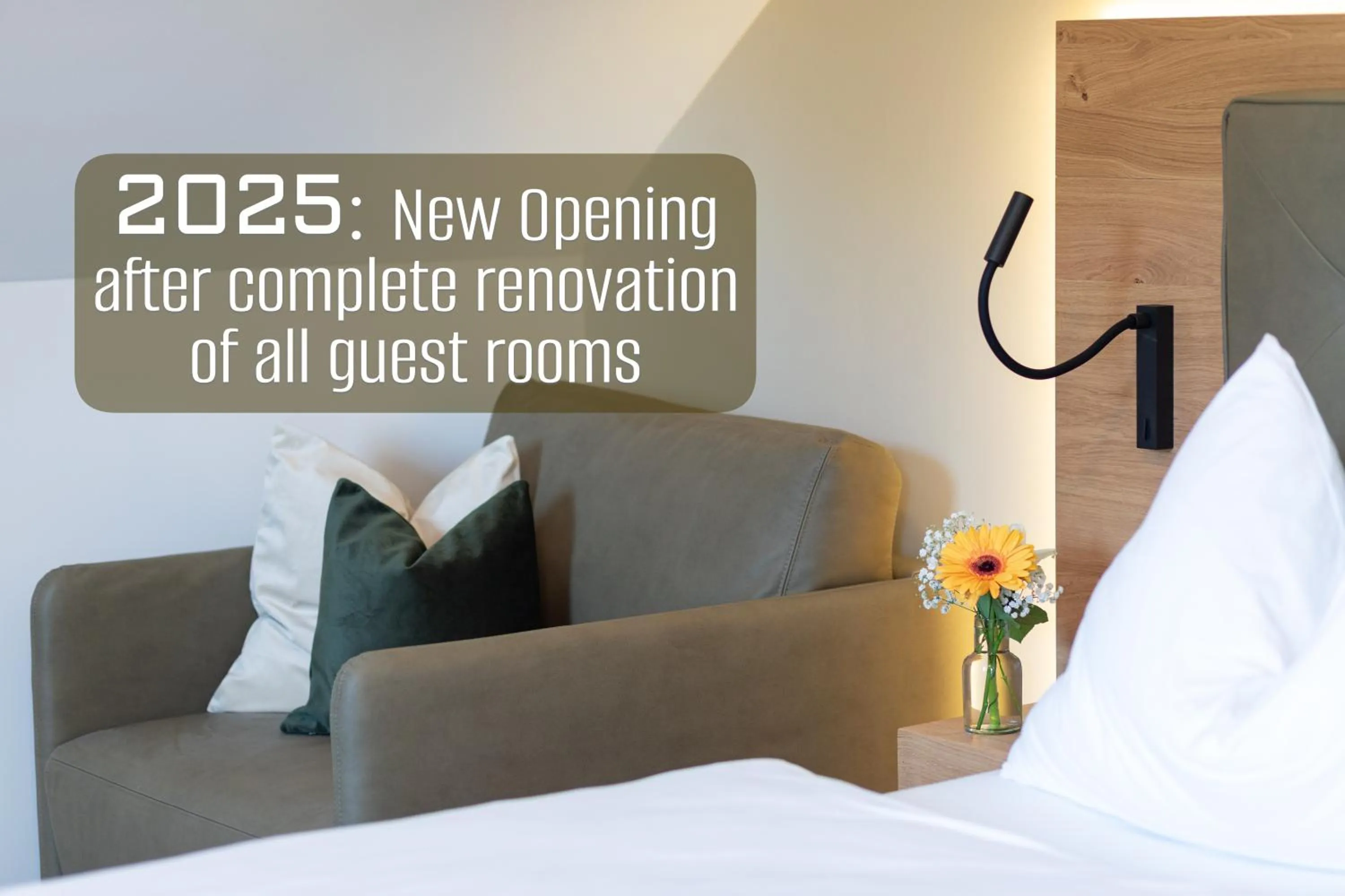 Seating area, Bed in Hotel Die Pflegerbrücke