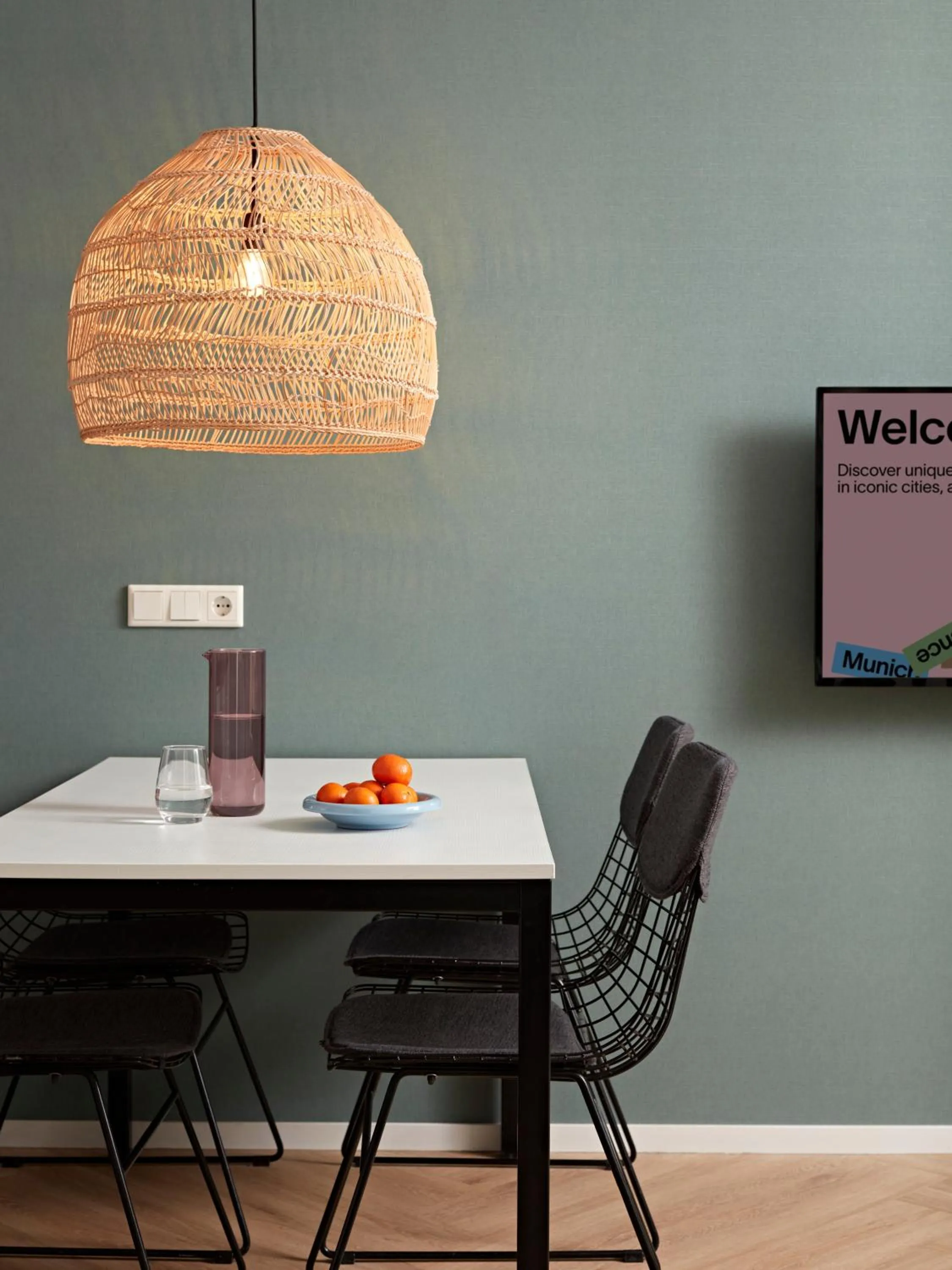 Dining area in Numa Amsterdam Docklands